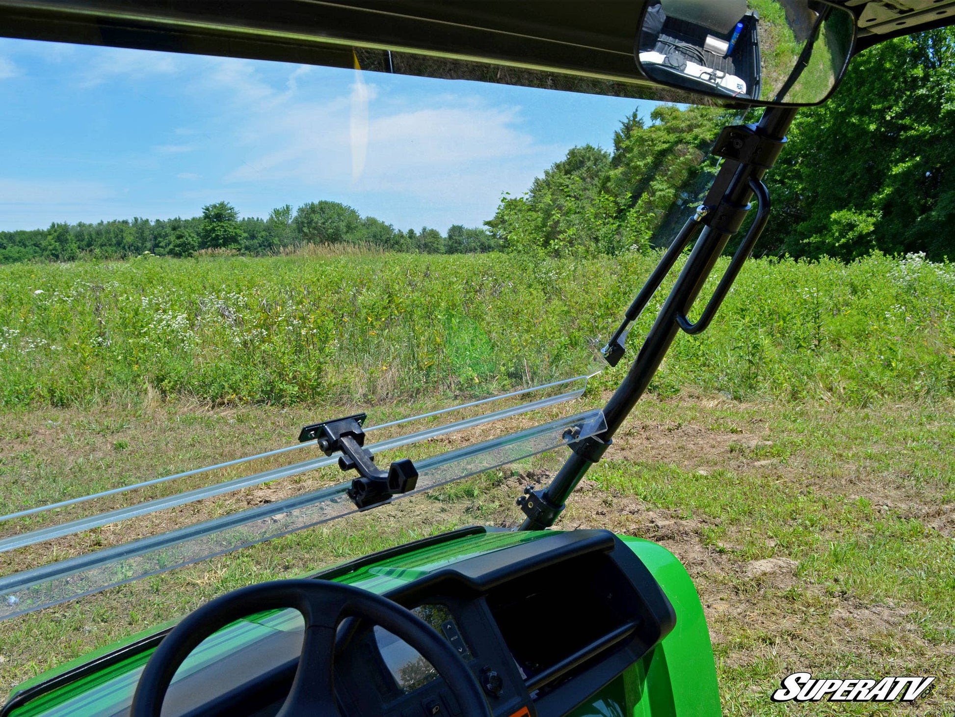 John Deere Gator Scratch Resistant Flip Windshield