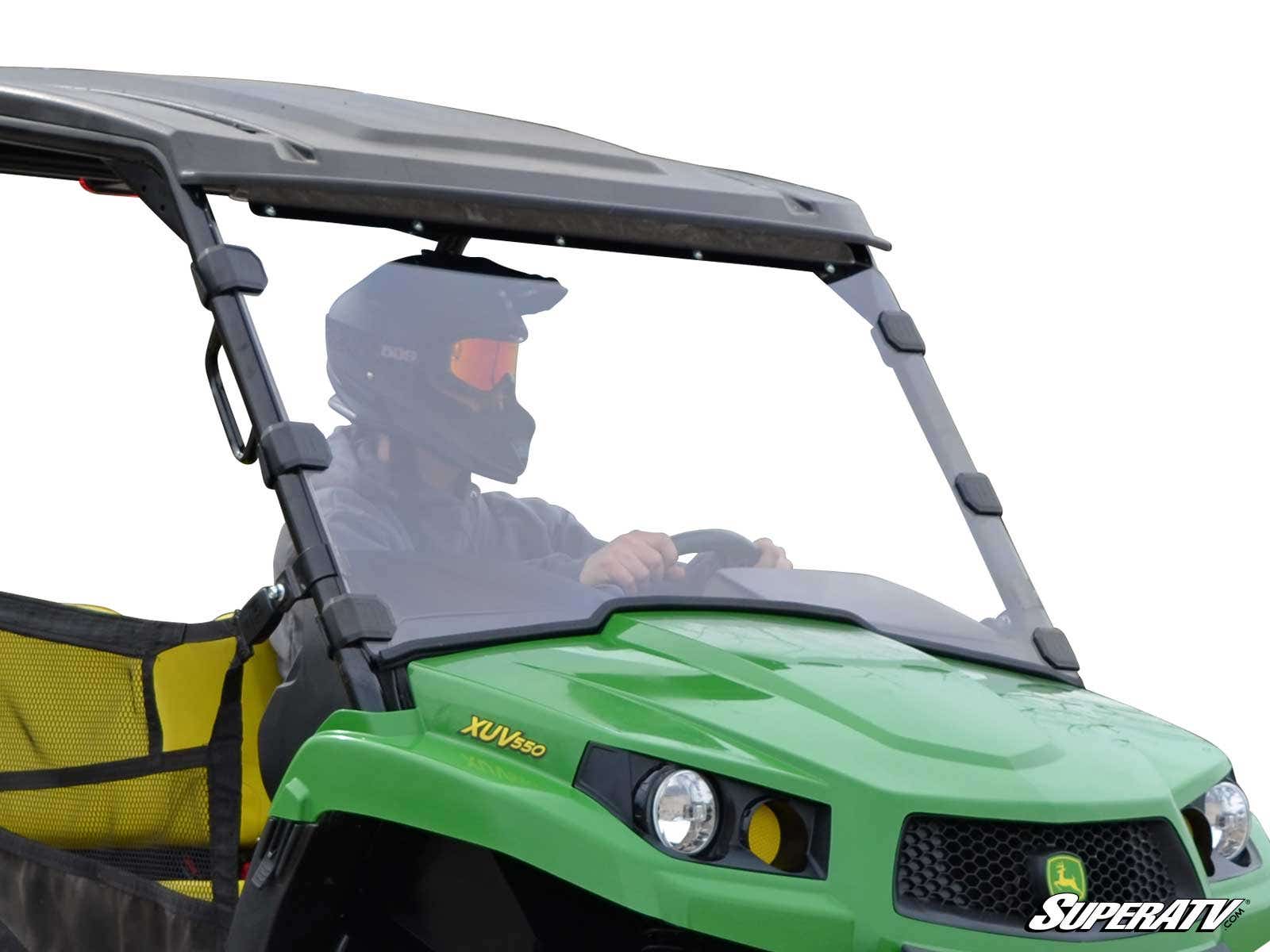 John Deere Gator XUV Scratch-Resistant Full Windshield