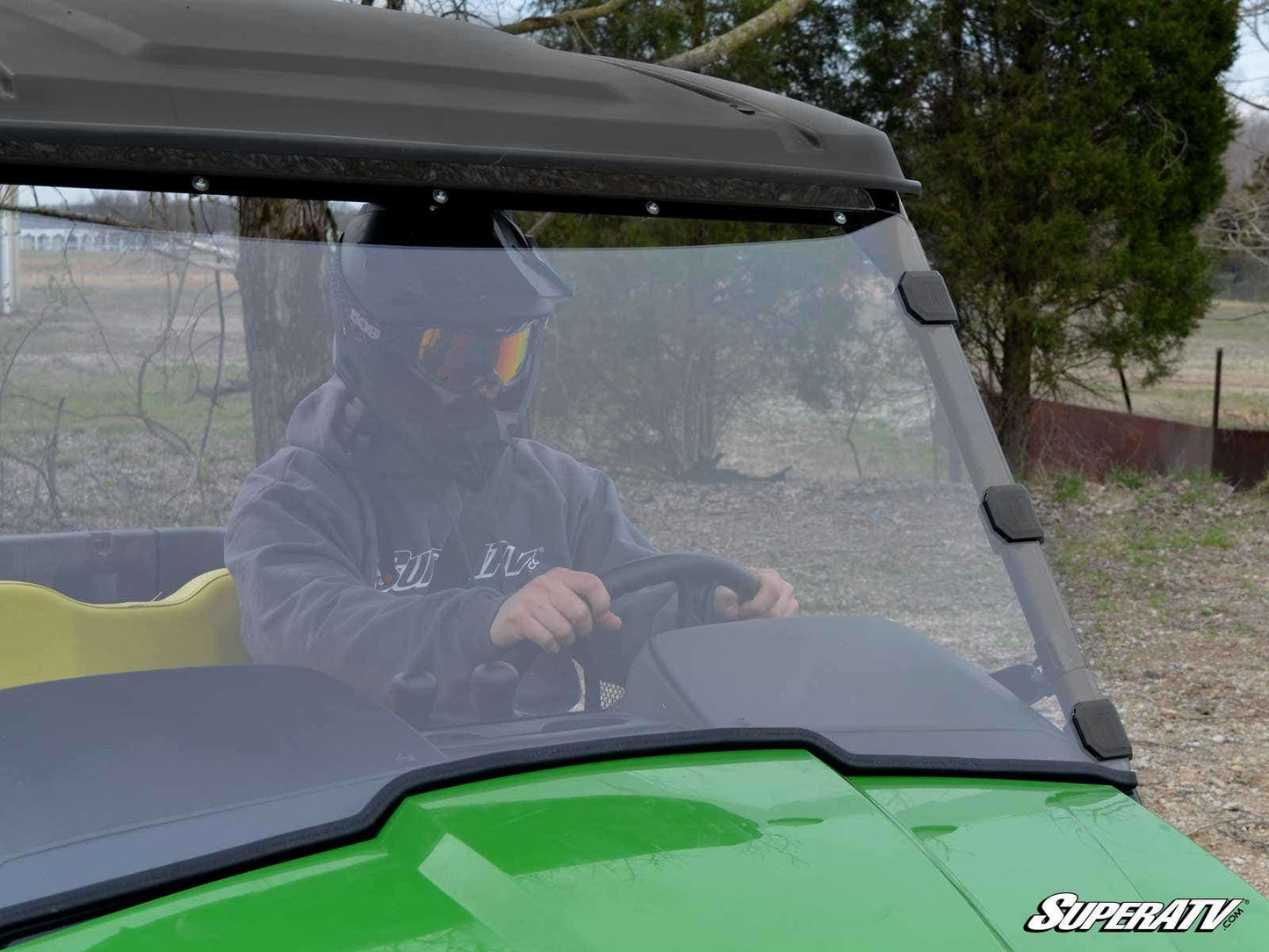 John Deere Gator XUV Scratch-Resistant Full Windshield