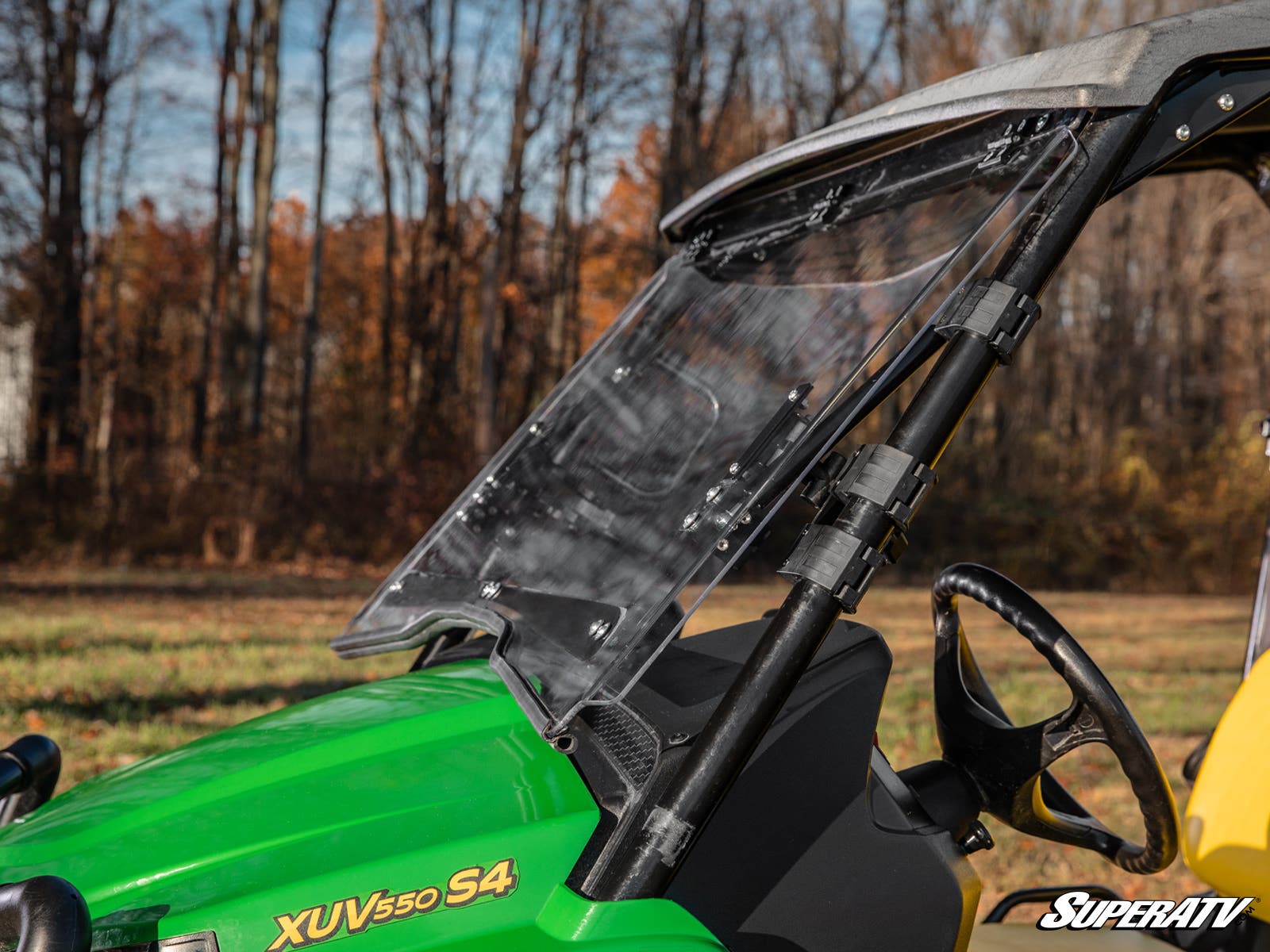 John Deere Gator XUV550 Scratch-Resistant Flip Windshield