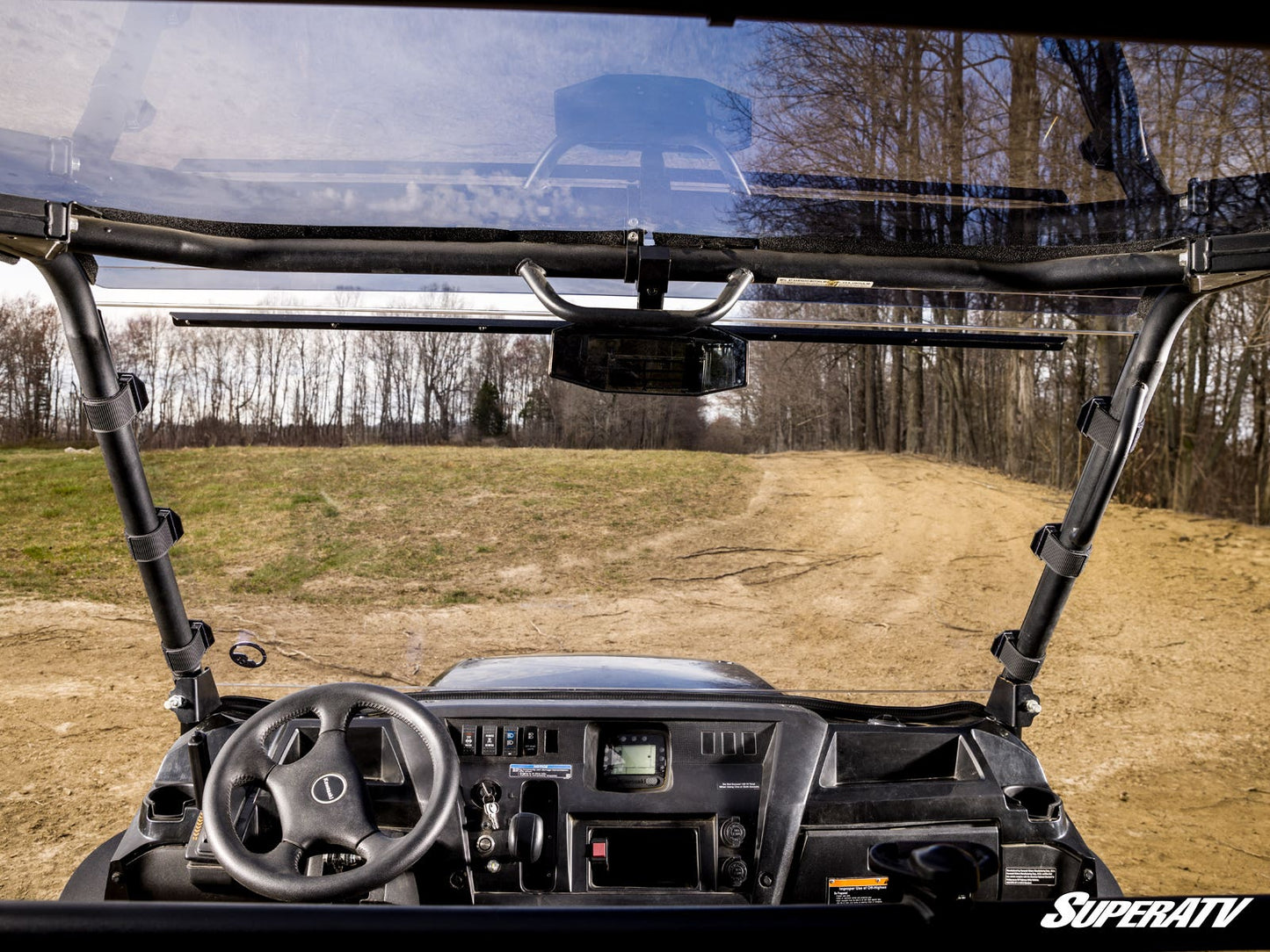 Kawasaki Mule Pro Scratch-Resistant Full Windshield