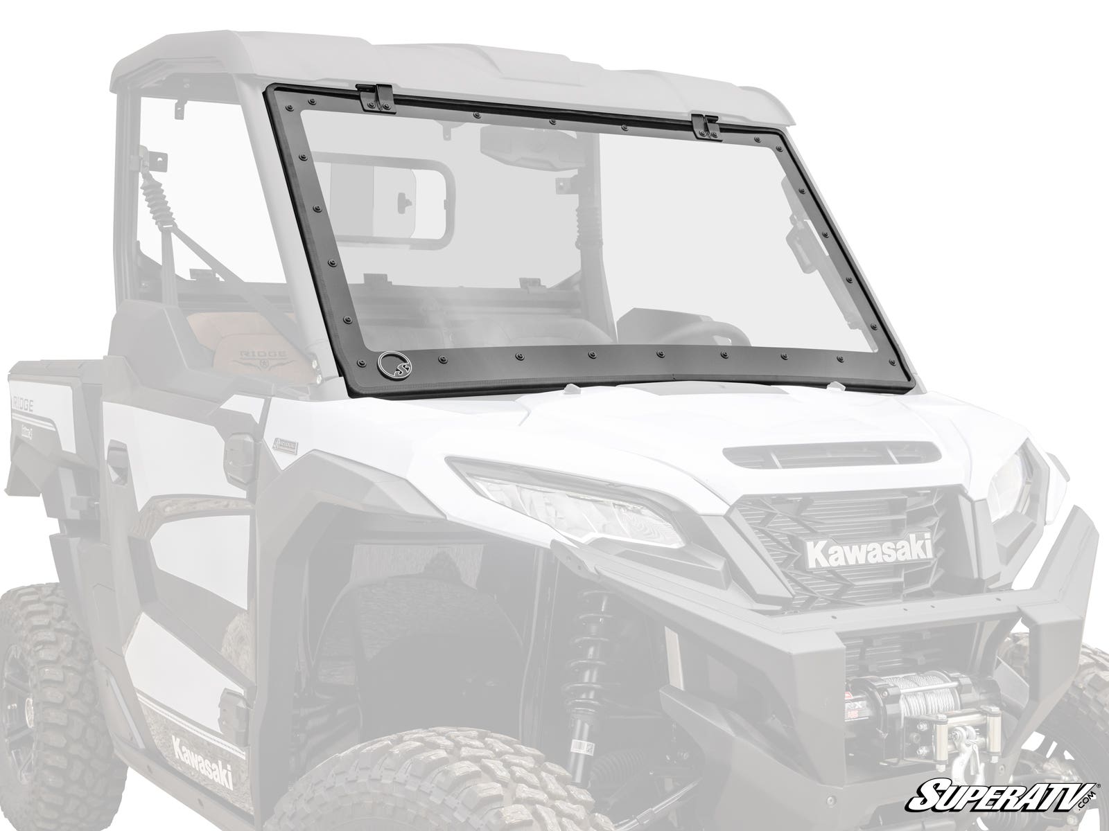 Kawasaki Ridge MaxDrive Power Flip Windshield