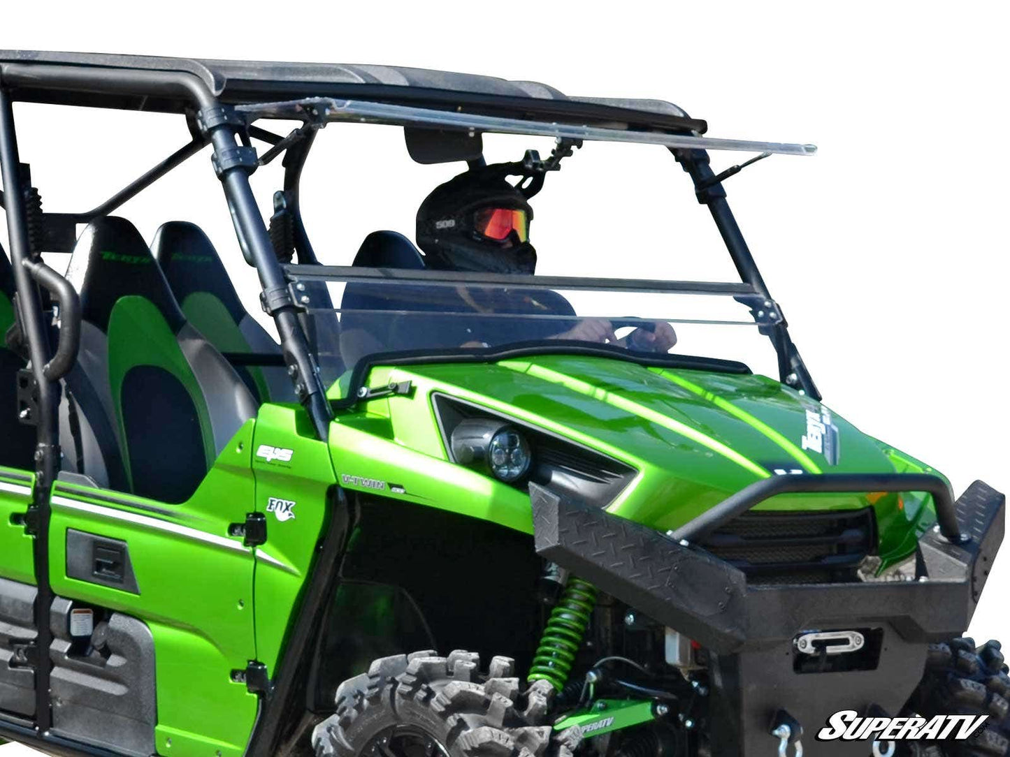 Kawasaki Teryx Scratch Resistant Flip Windshield