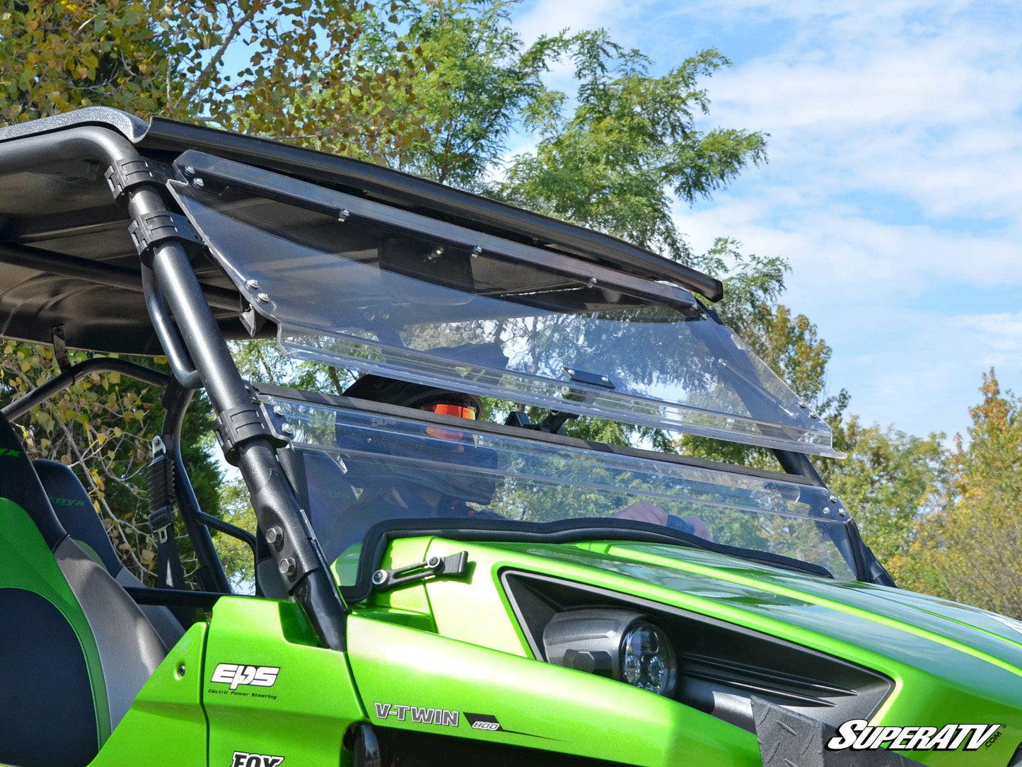 Kawasaki Teryx Scratch Resistant Flip Windshield