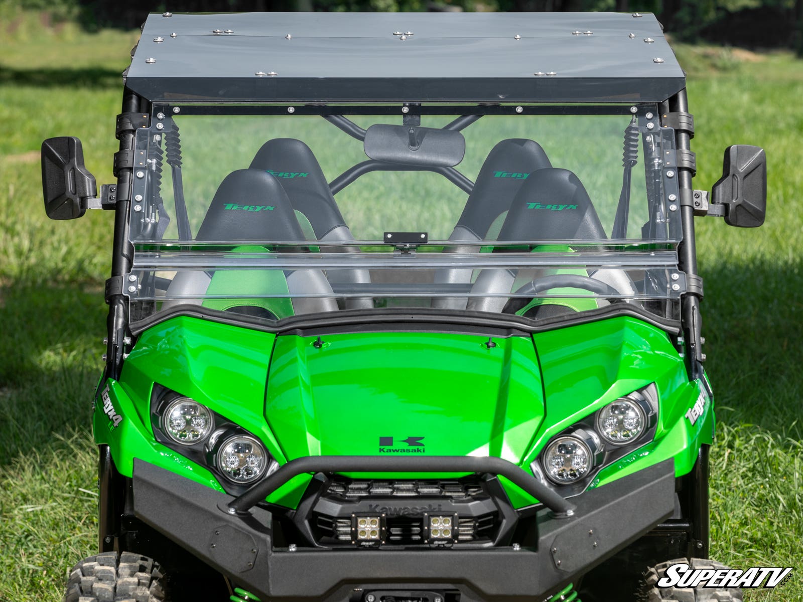 Kawasaki Teryx S Scratch-Resistant Flip Windshield