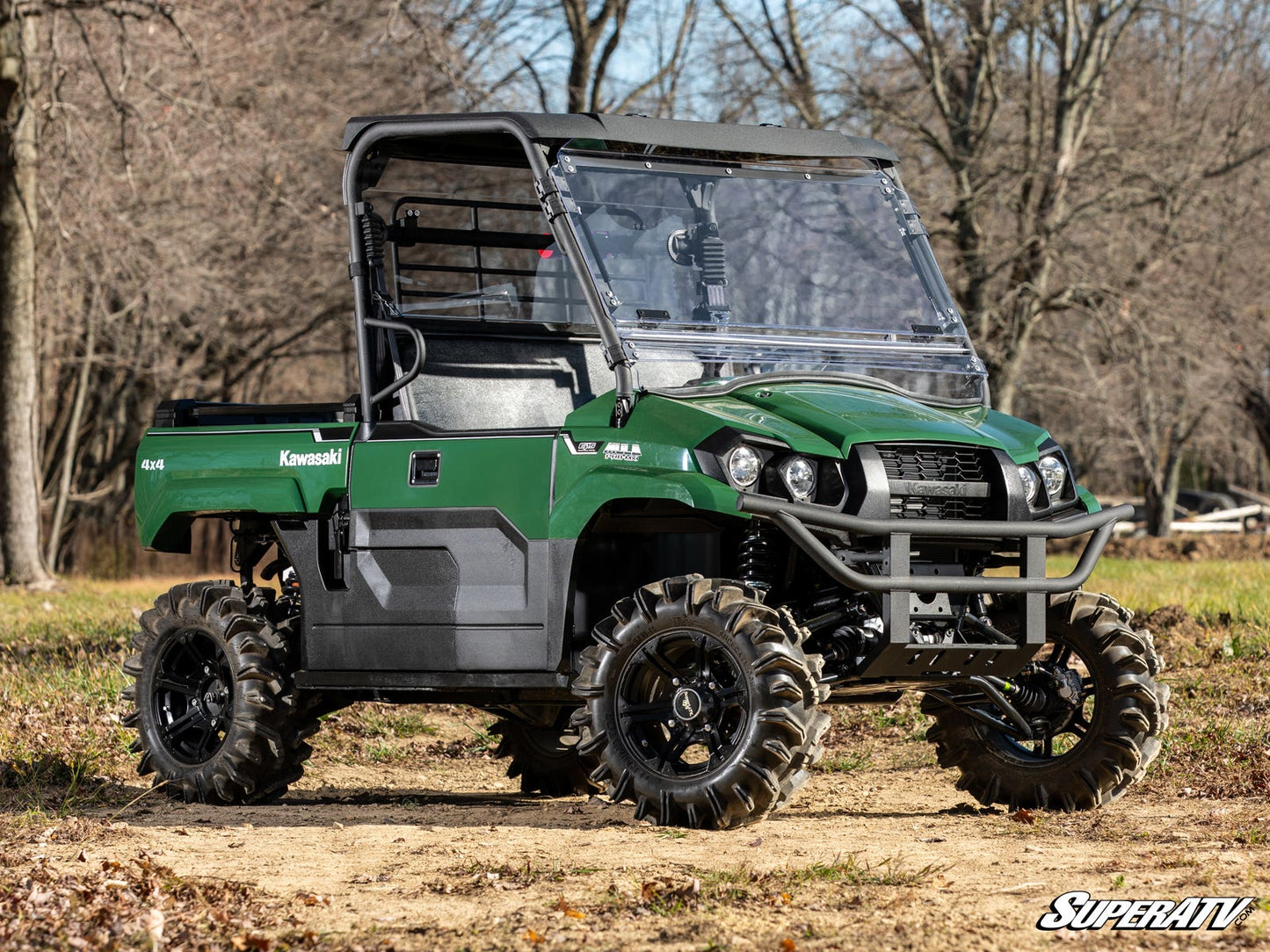 Kawasaki MULE PRO-MX Scratch-Resistant Flip Windshield