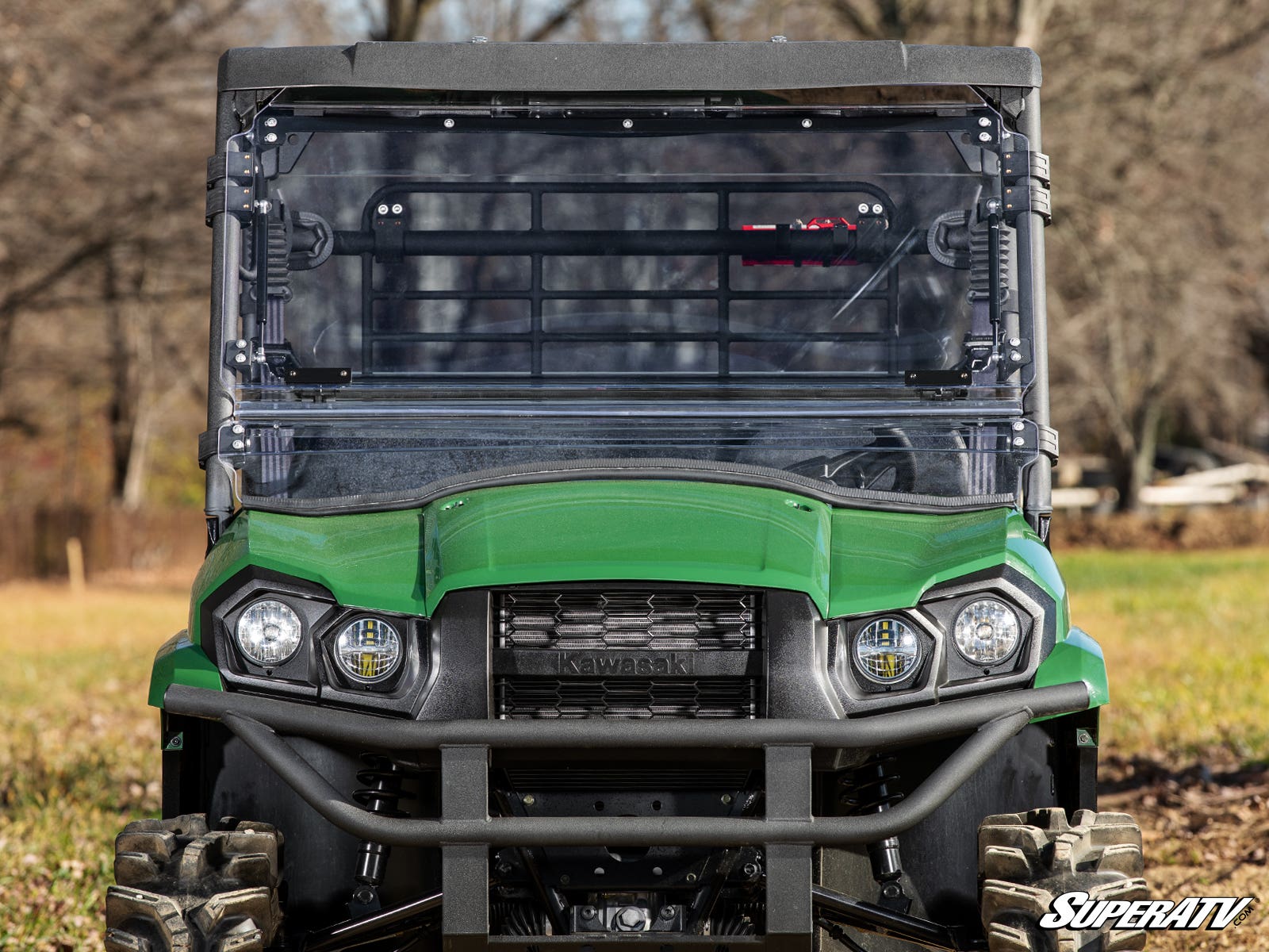 Kawasaki MULE PRO-MX Scratch-Resistant Flip Windshield