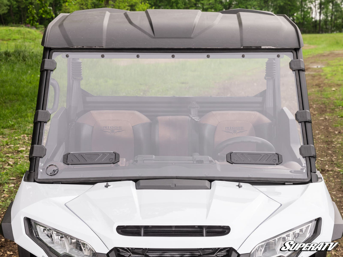 Kawasaki Ridge Scratch-Resistant Vented Full Windshield