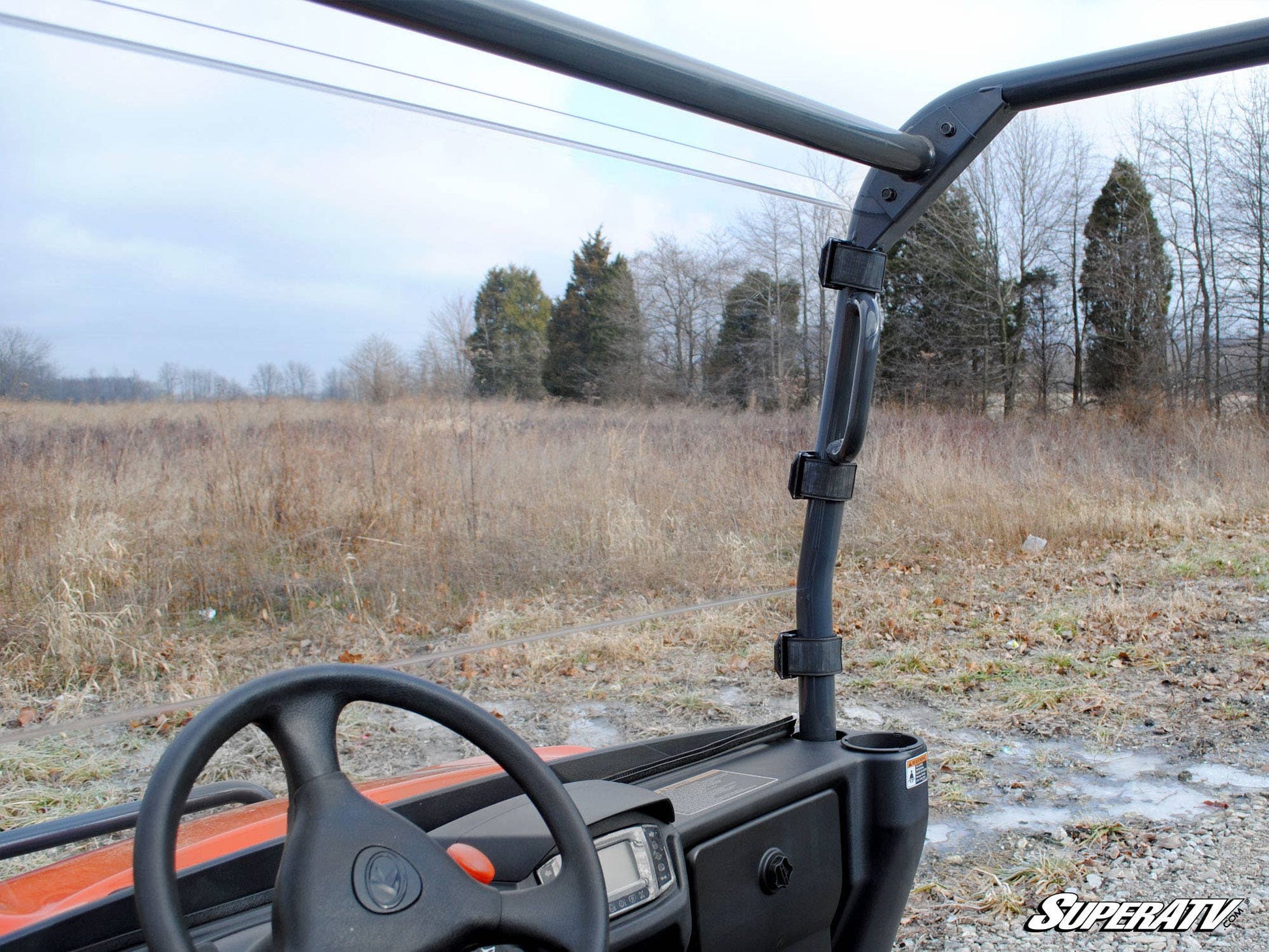 Kubota RTV Scratch-Resistant Full Windshield