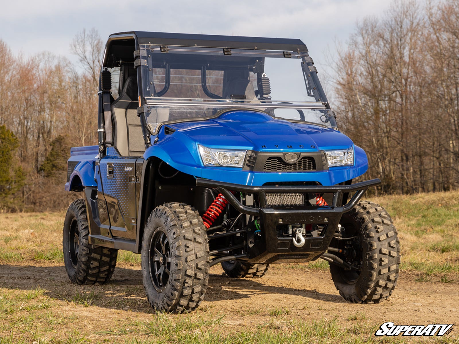 KYMCO UXV Scratch-Resistant Flip Windshield