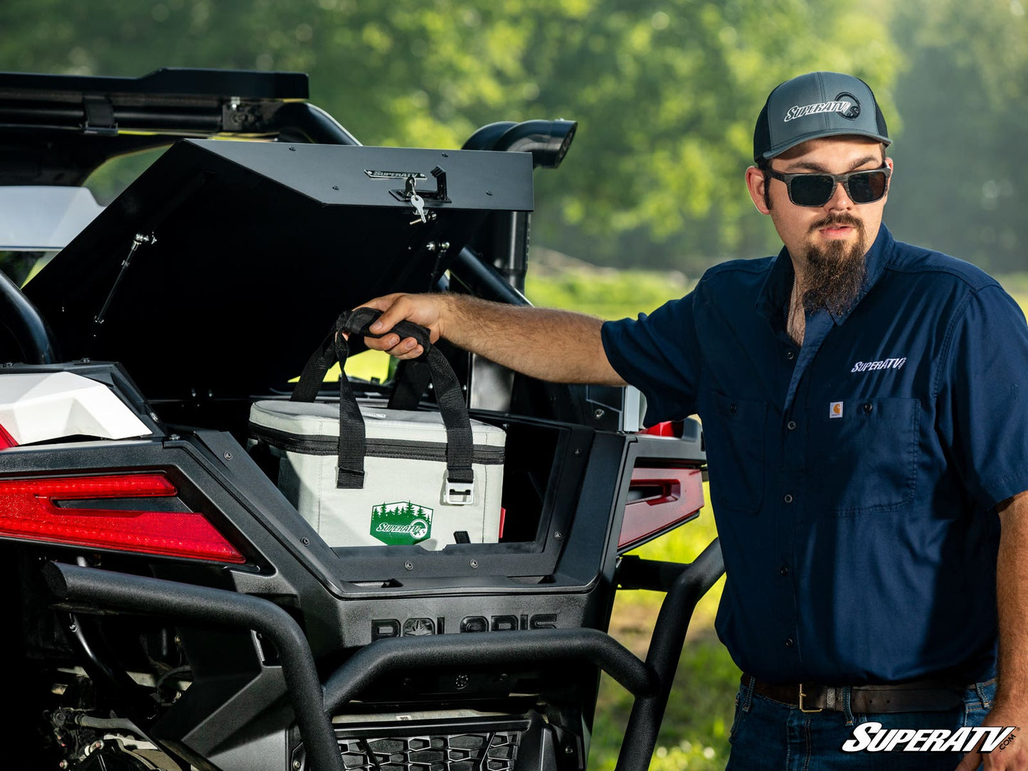 Polaris RZR Turbo R Trunk Bed Enclosure