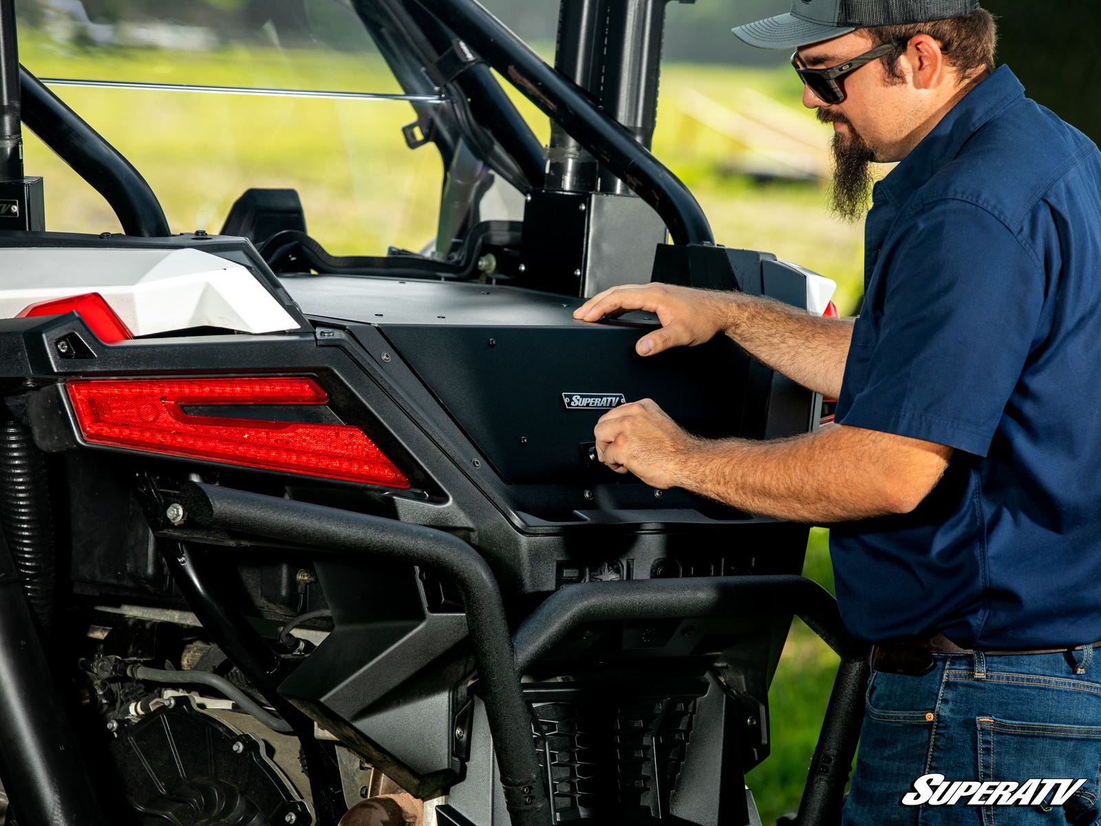 Polaris RZR Turbo R Trunk Bed Enclosure