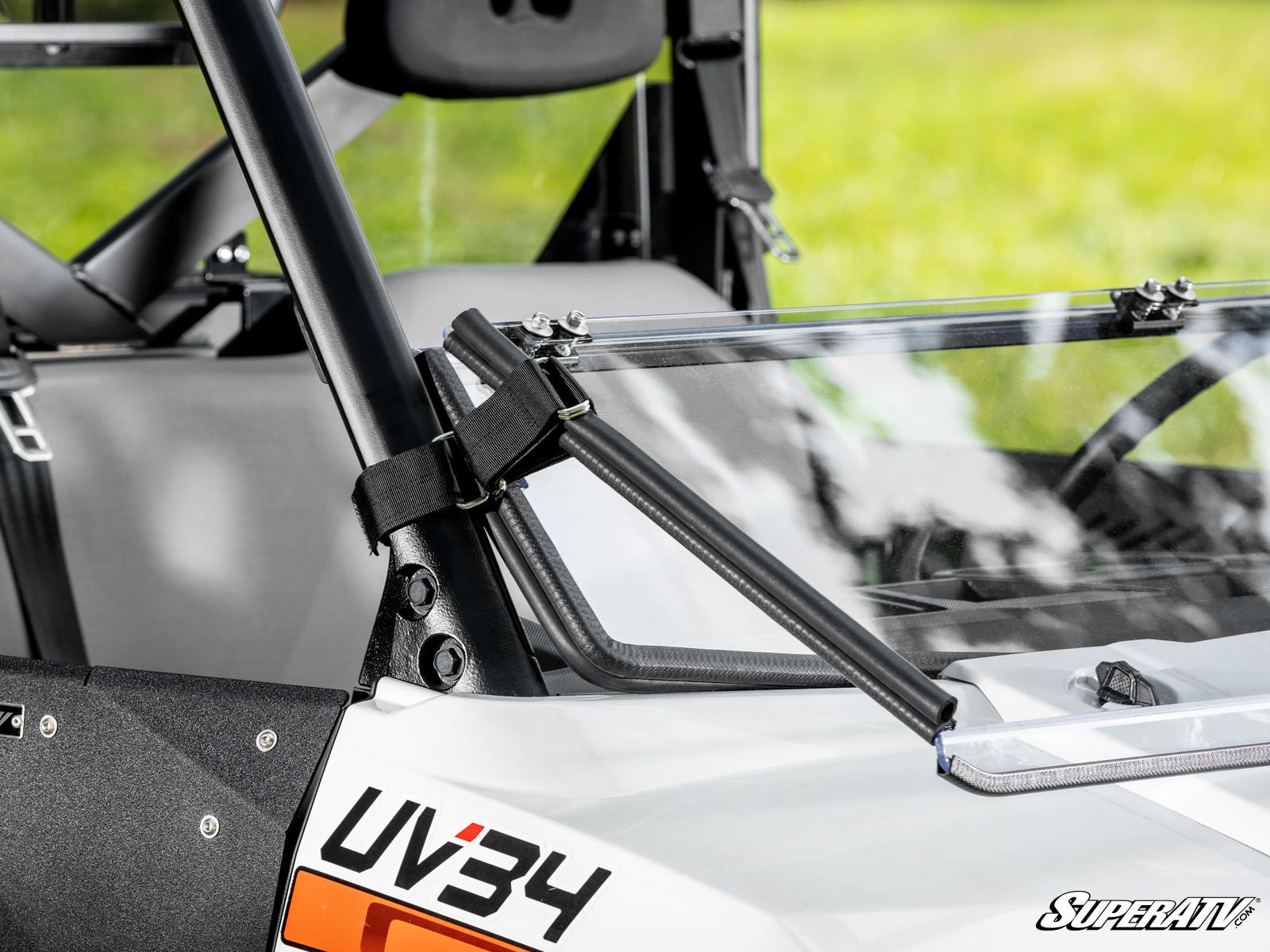 Bobcat UV34 Scratch-Resistant Flip Down Windshield