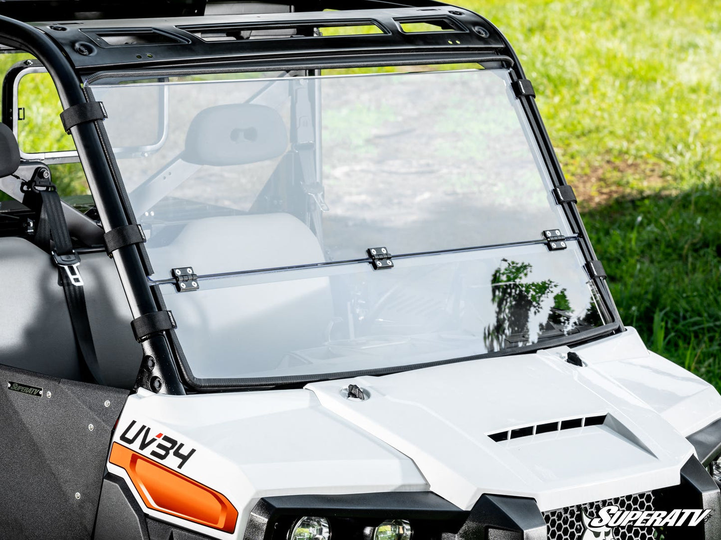 Bobcat UV34 Scratch-Resistant Flip Down Windshield