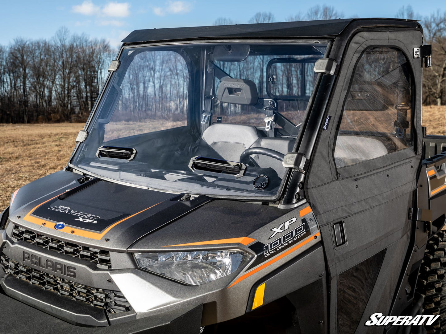 Polaris Ranger XP Kinetic Vented Full Windshield