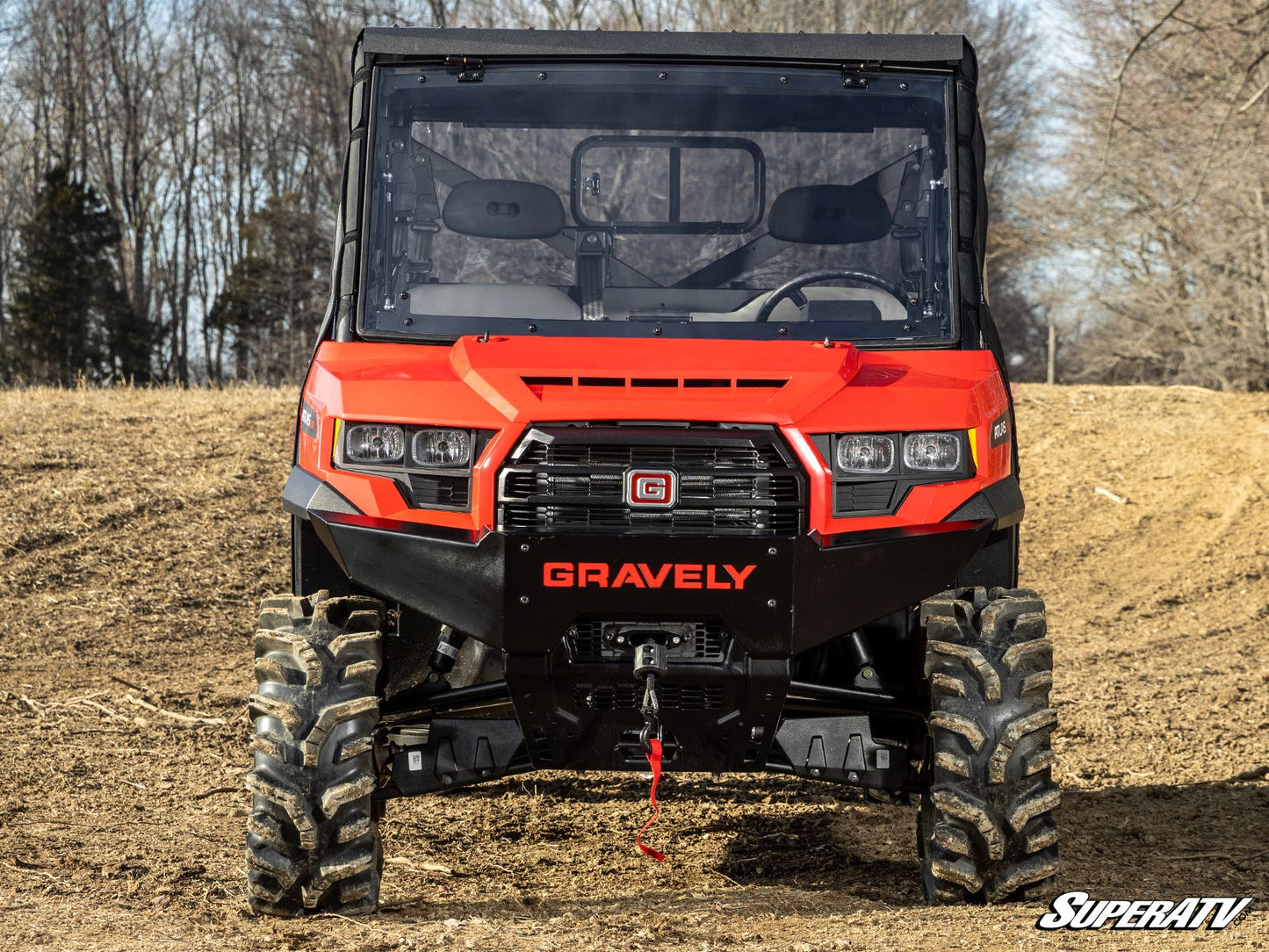 Gravely Atlas JSV Scratch-Resistant Flip Windshield