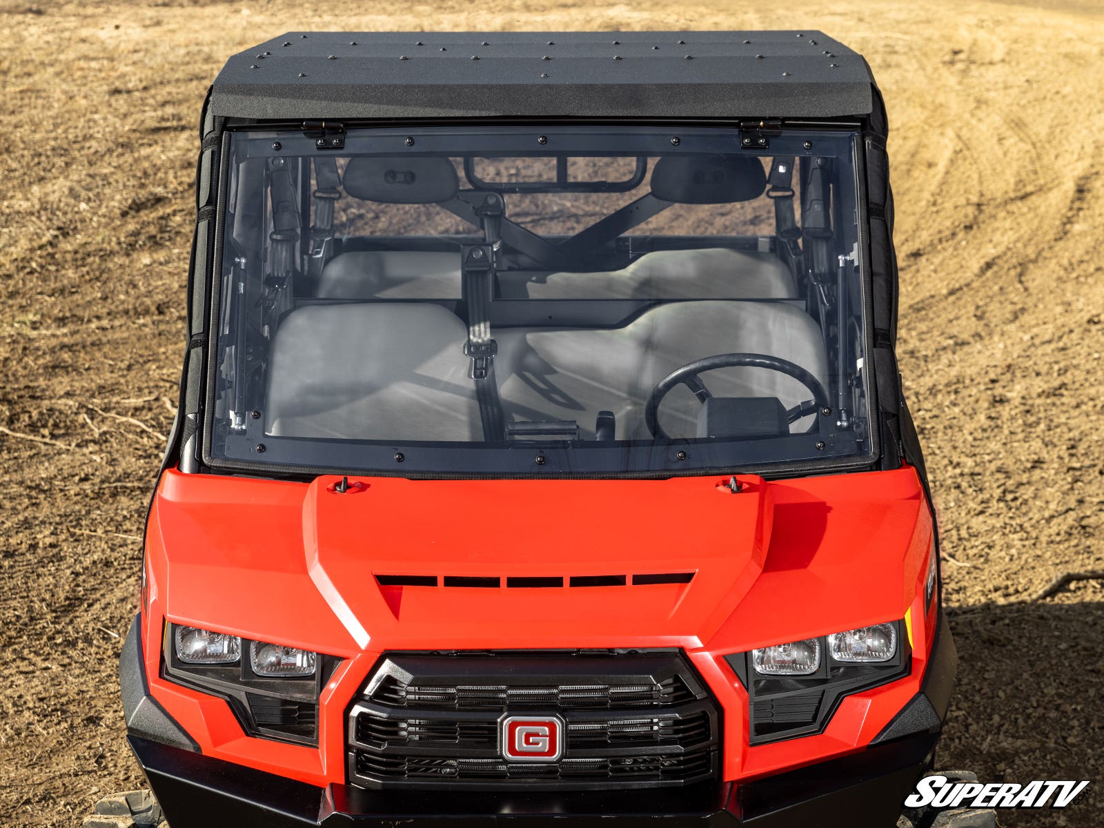 Gravely Atlas JSV Scratch-Resistant Flip Windshield