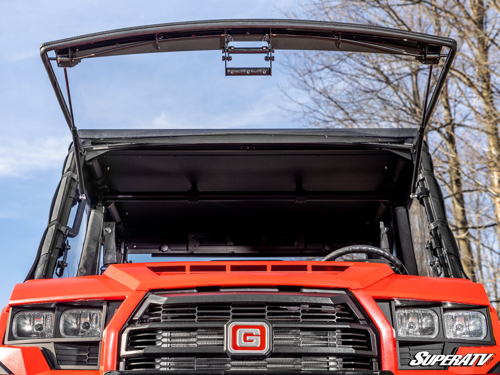 Gravely Atlas JSV Scratch-Resistant Flip Windshield