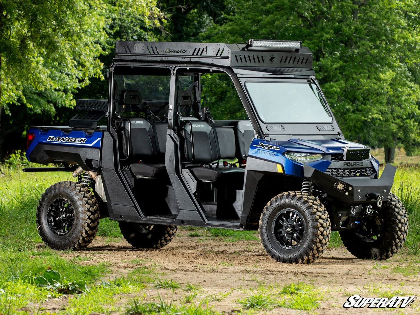 Polaris Ranger XP 1000 Flip Down Glass Windshield