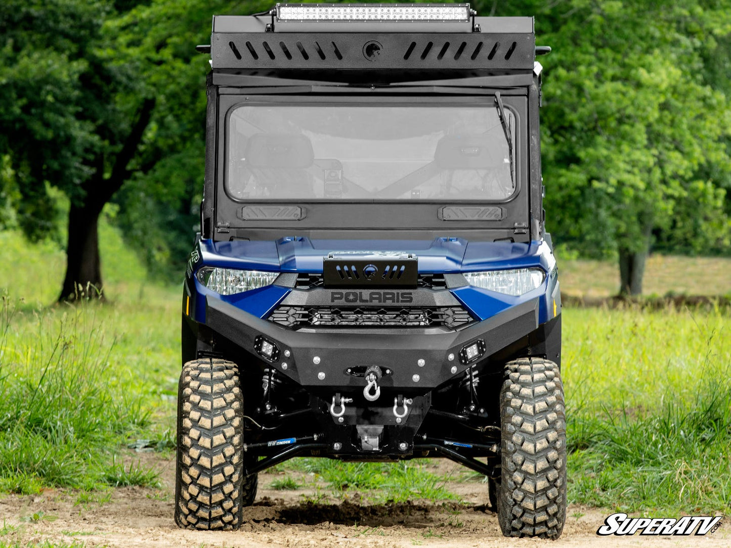 Polaris Ranger XP 1000 Flip Down Glass Windshield