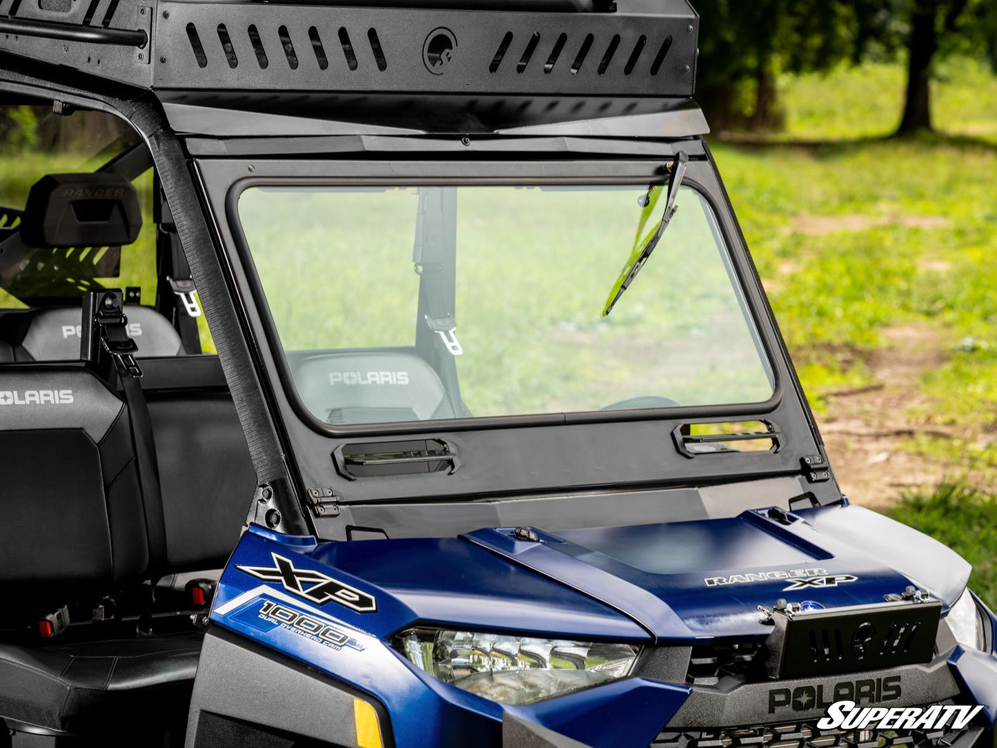 Polaris Ranger XP 1000 Flip Down Glass Windshield