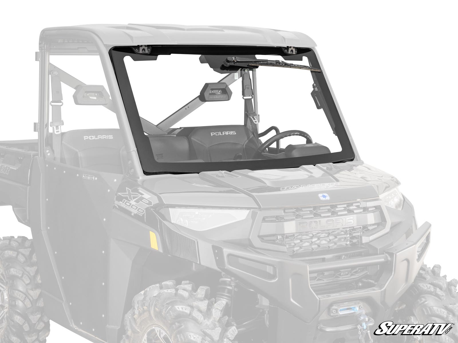 Polaris Ranger 1000 MaxDrive Power Flip Glass Windshield