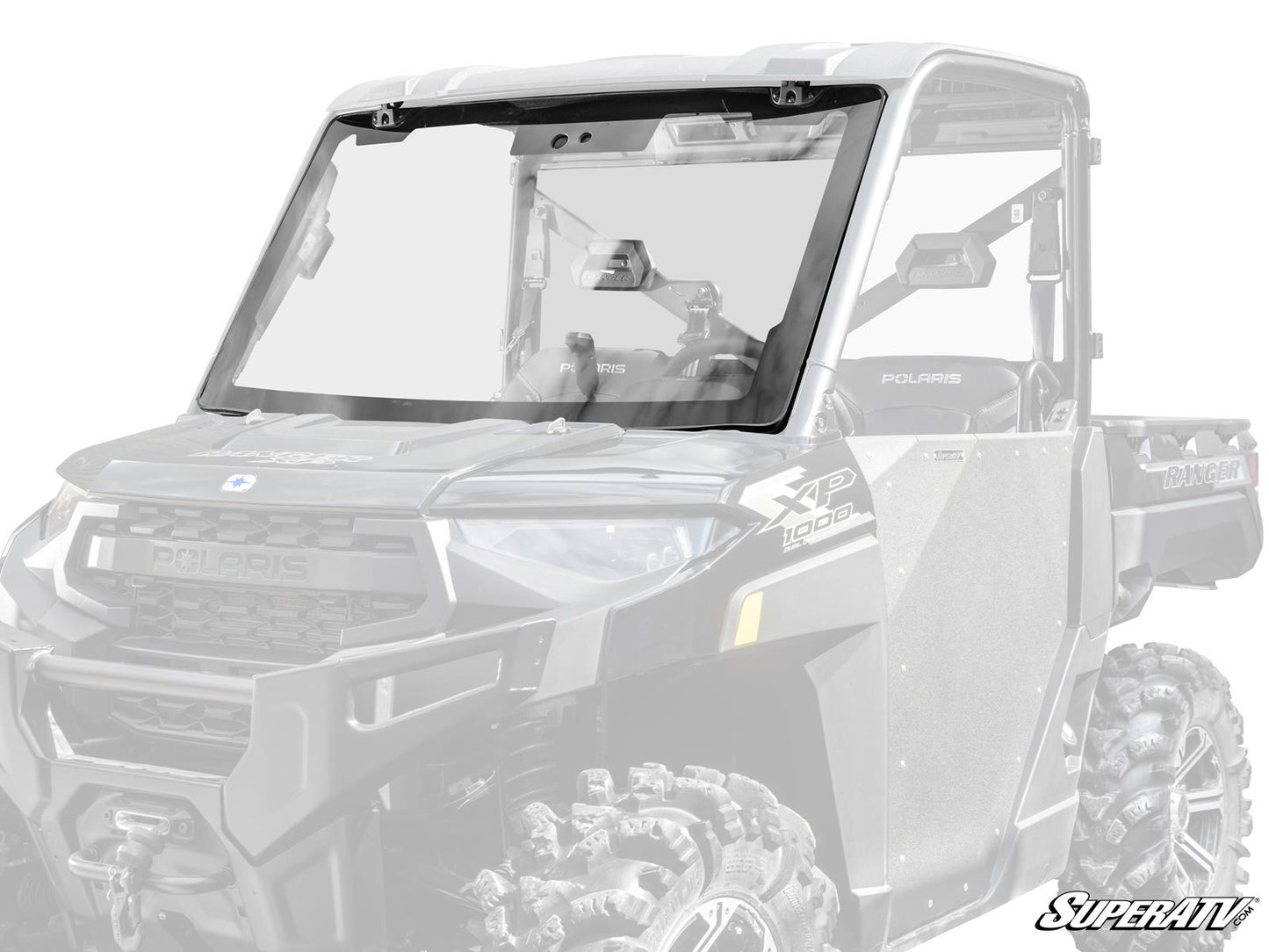 Bobcat UV34 MaxDrive Power Flip Glass Windshield