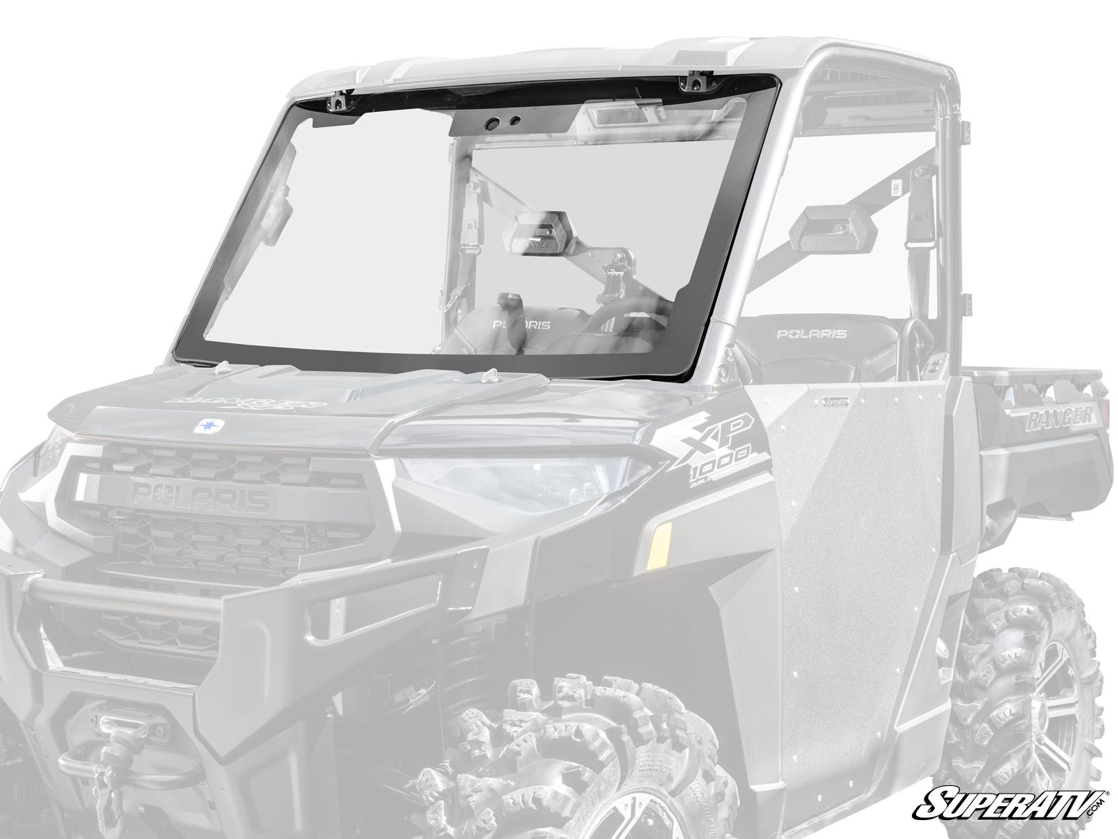 Bobcat UV34 MaxDrive Power Flip Glass Windshield