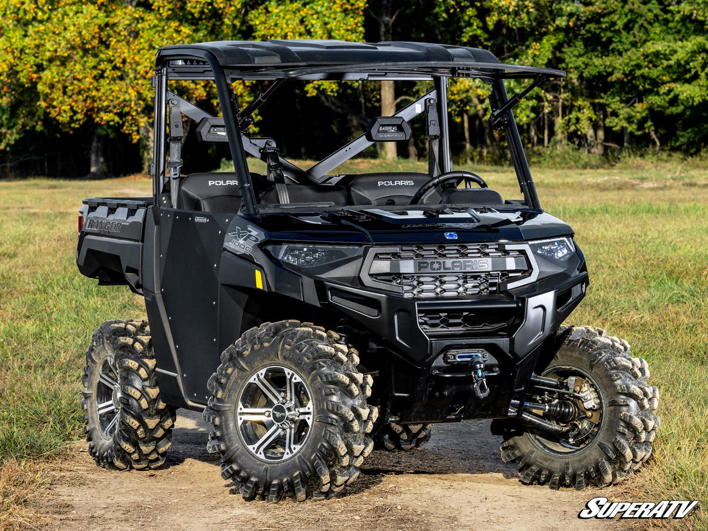 Polaris Ranger XP Kinetic MaxDrive Power Flip Glass Windshield