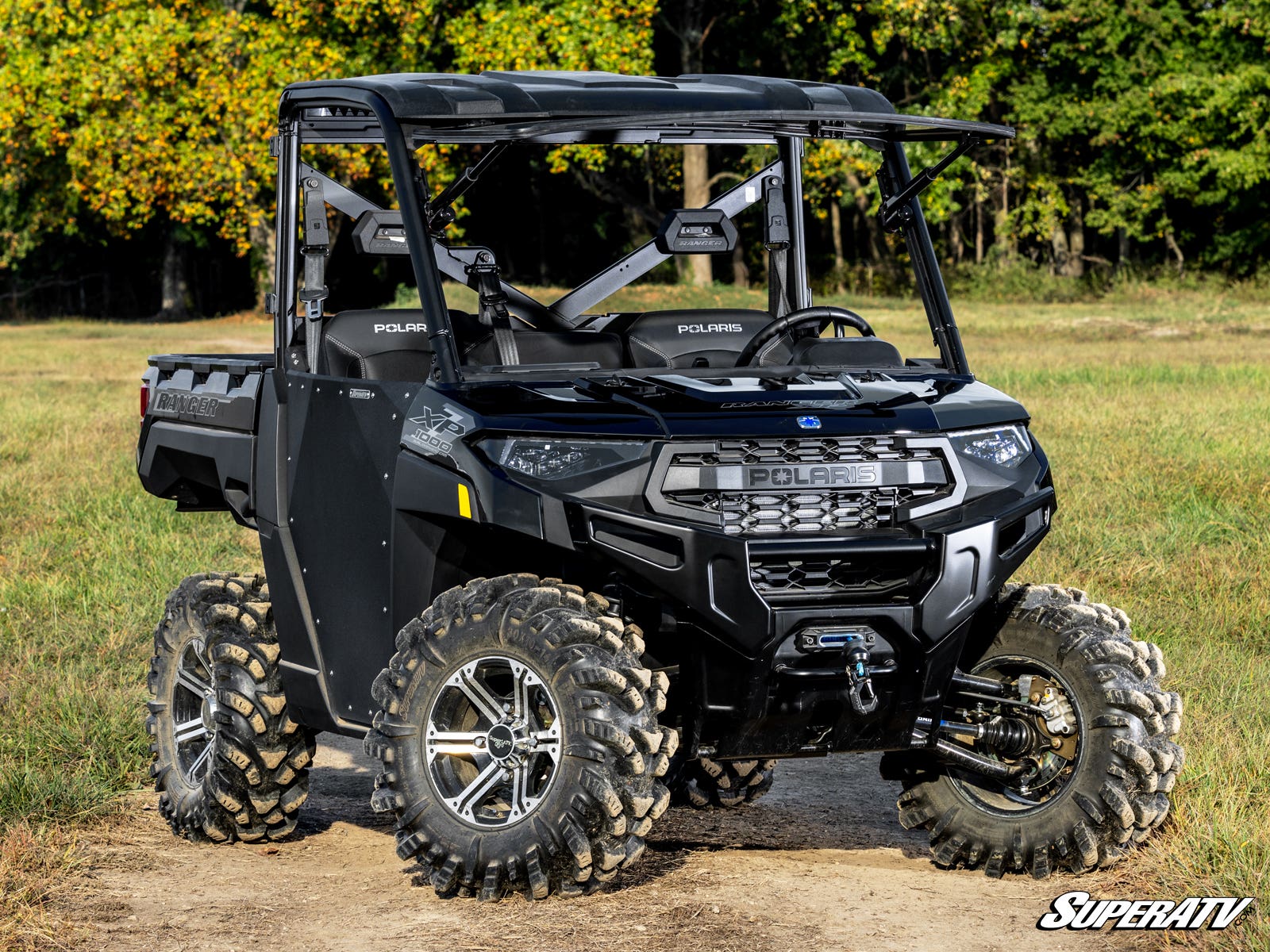 Bobcat UV34 MaxDrive Power Flip Glass Windshield