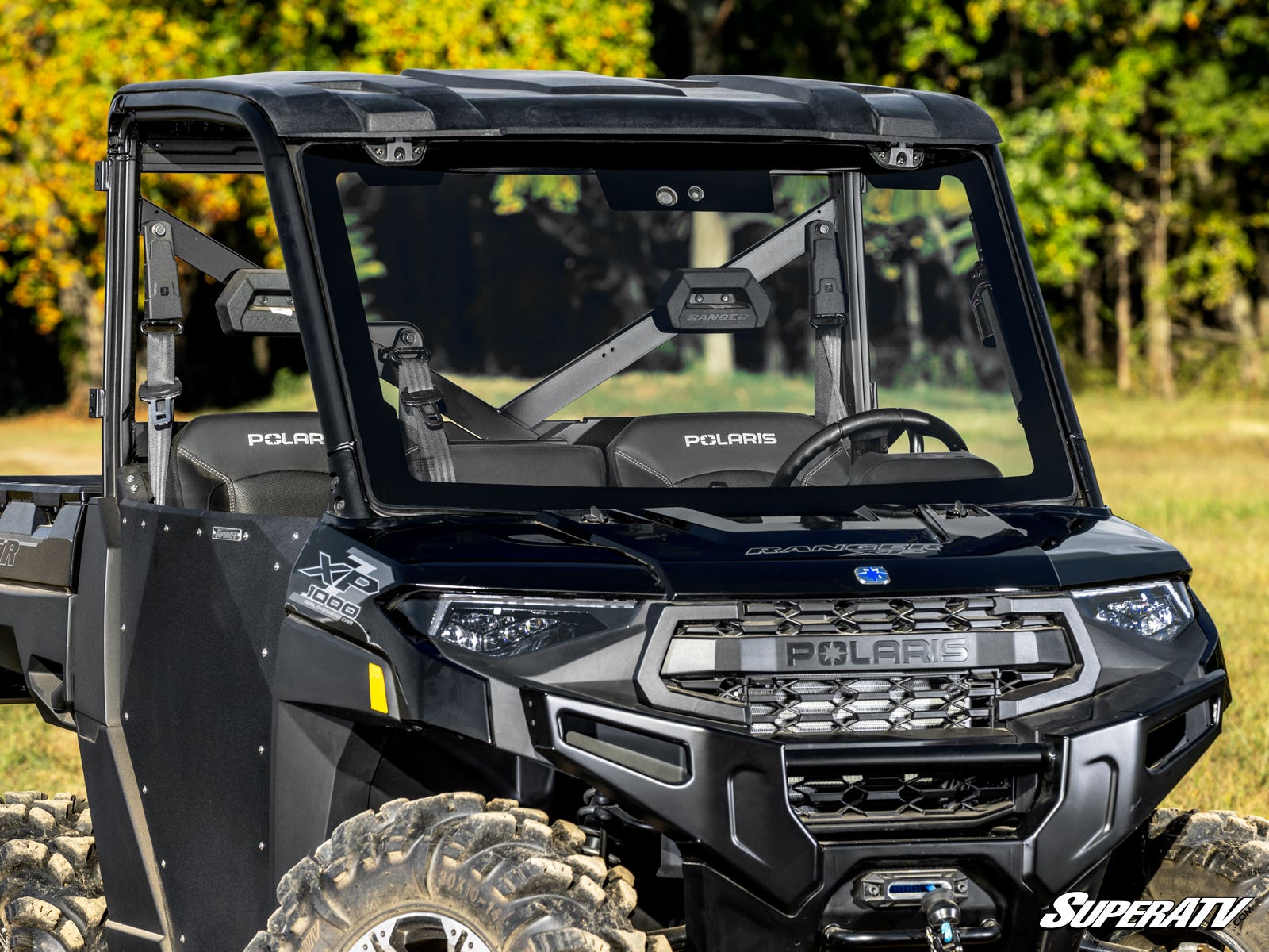 Bobcat UV34 MaxDrive Power Flip Glass Windshield
