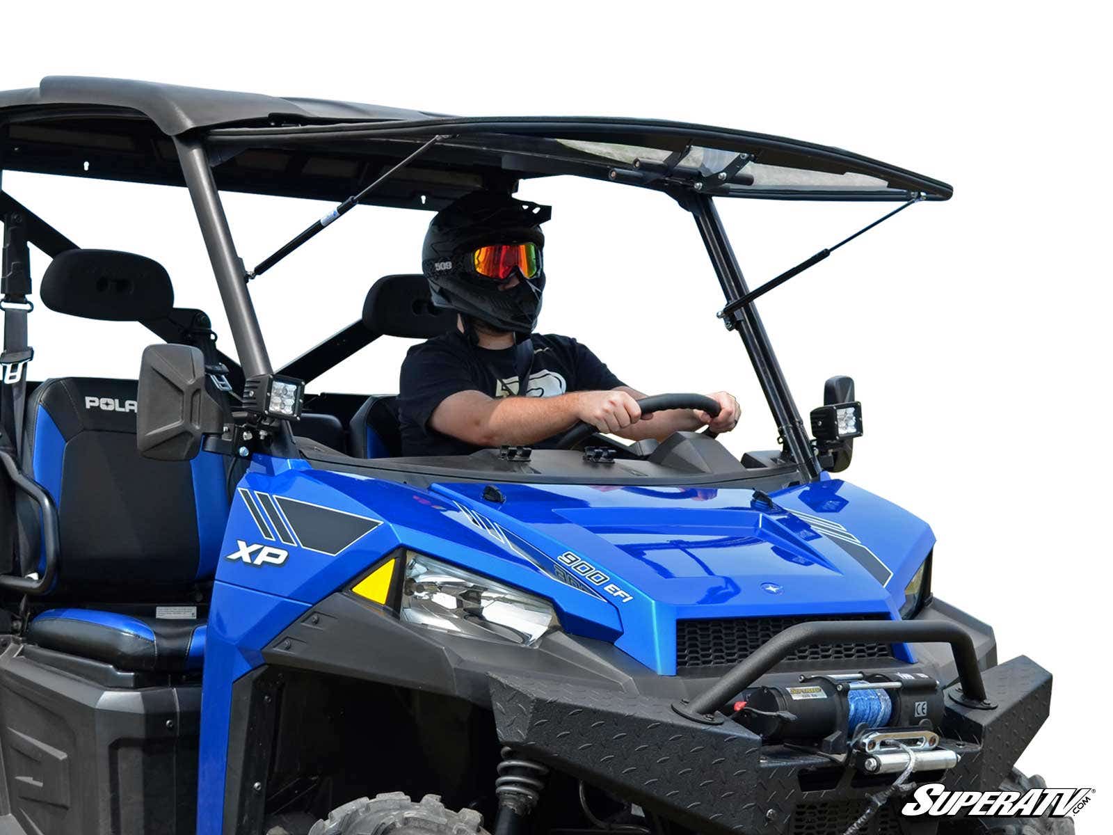 Polaris Ranger XP 1000 Scratch Resistant Flip Windshield