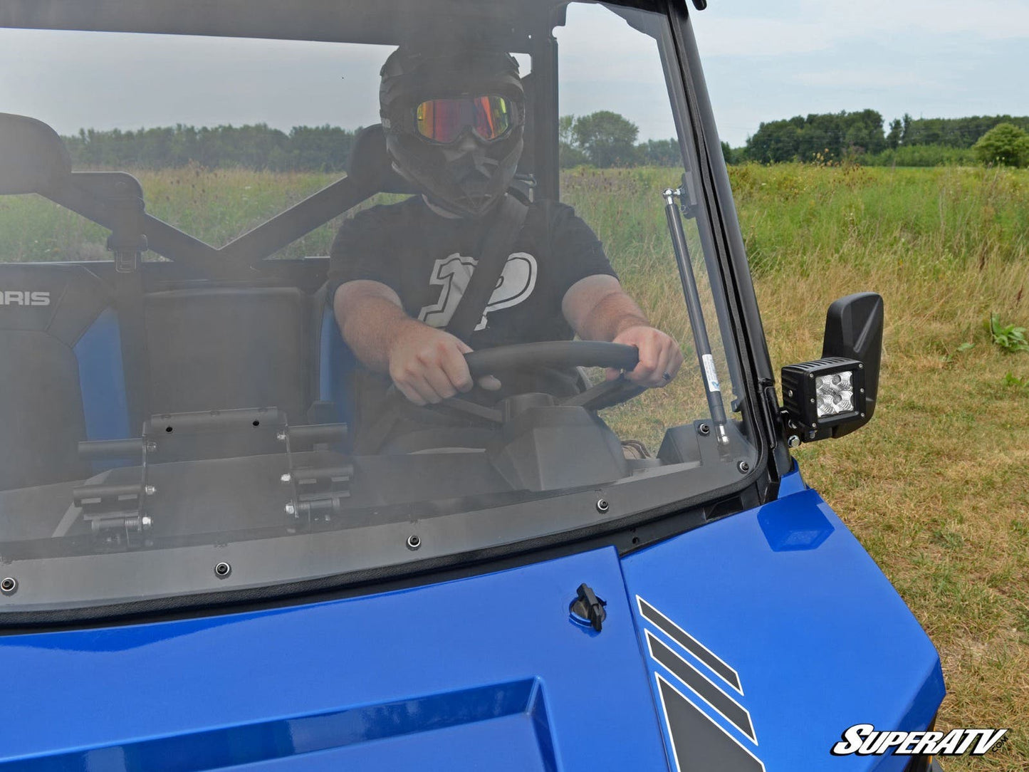 Polaris Ranger XP 570 Scratch Resistant Flip Windshield