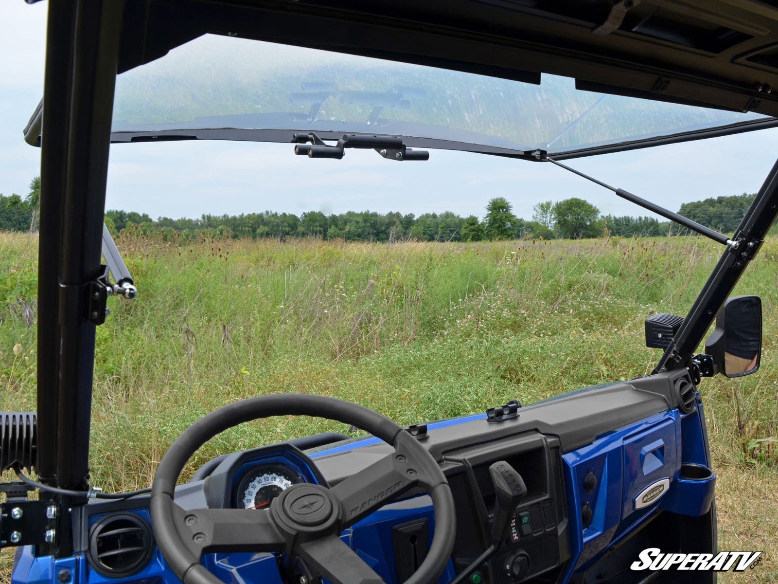 Polaris Ranger XP 570 Scratch Resistant Flip Windshield