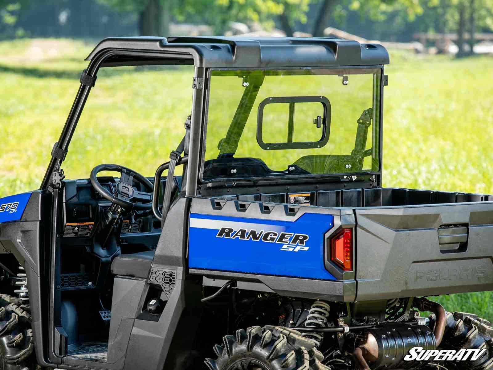 Polaris Ranger Midsize Rear Sliding Windshield