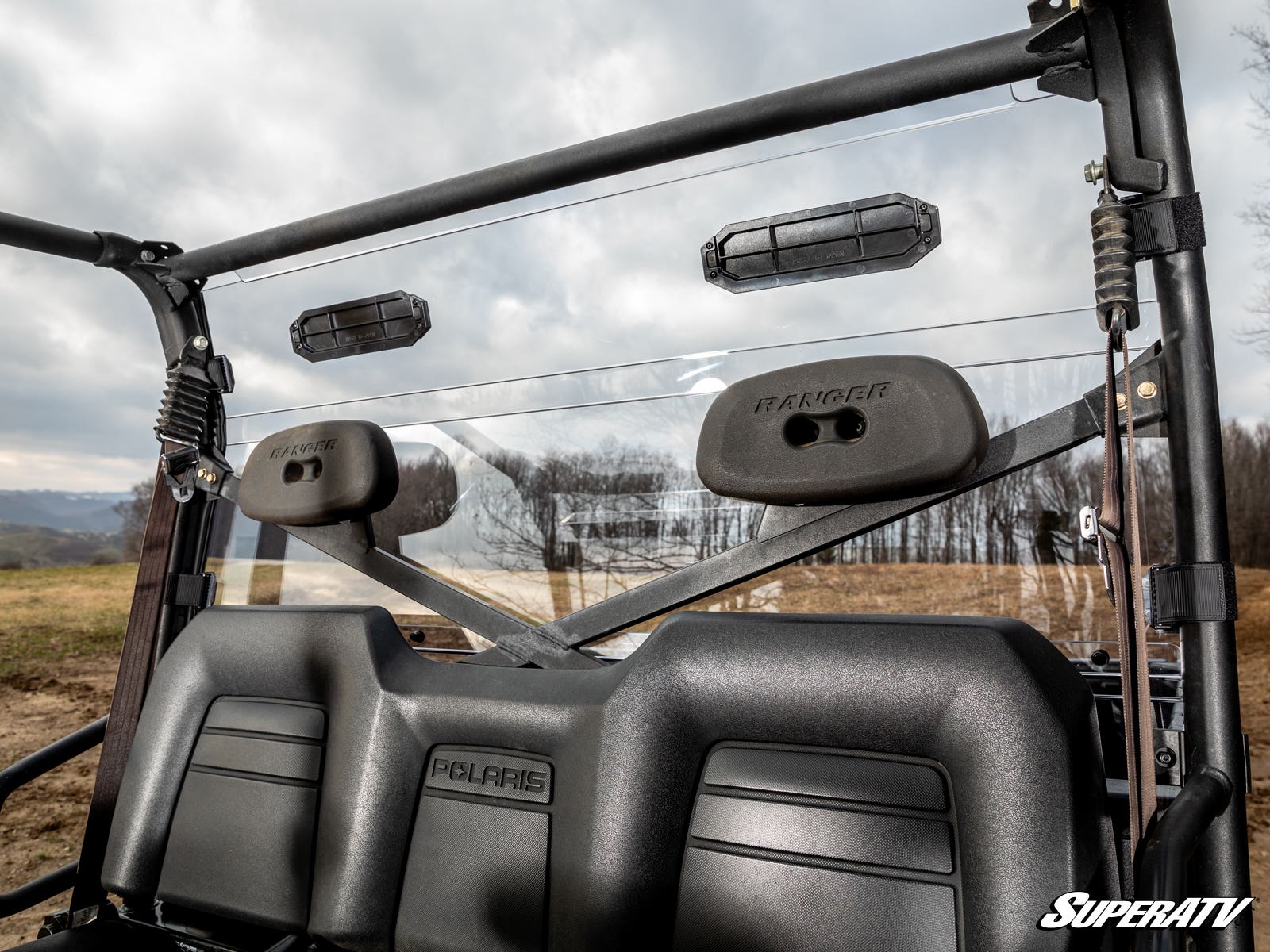 Polaris Ranger Full Size 800 Vented Full Rear Windshield