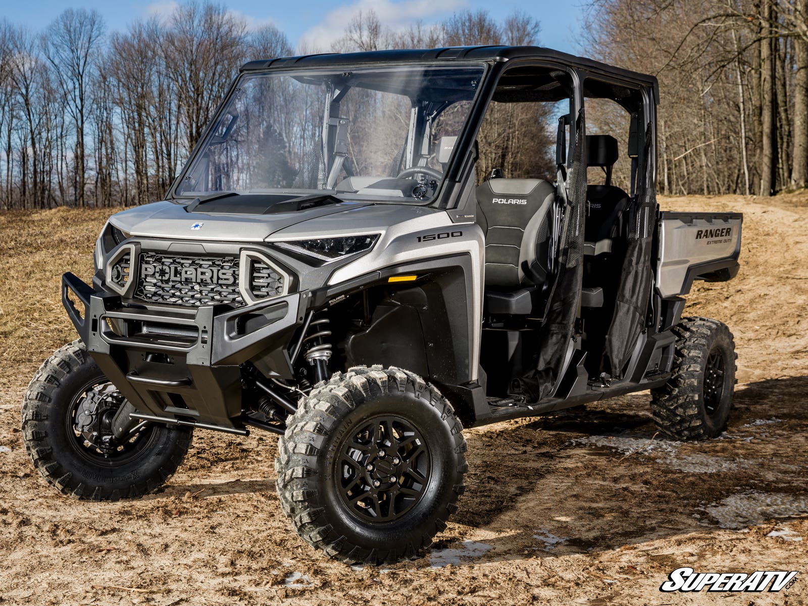 Polaris Ranger XD 1500 Scratch-Resistant Full Windshield