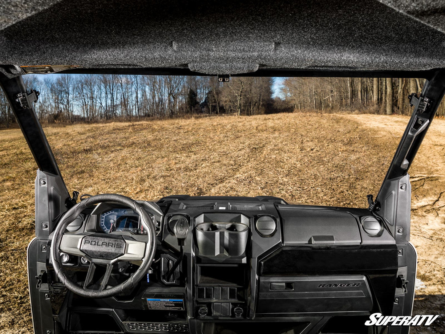 Polaris Ranger XD 1500 Scratch-Resistant Full Windshield