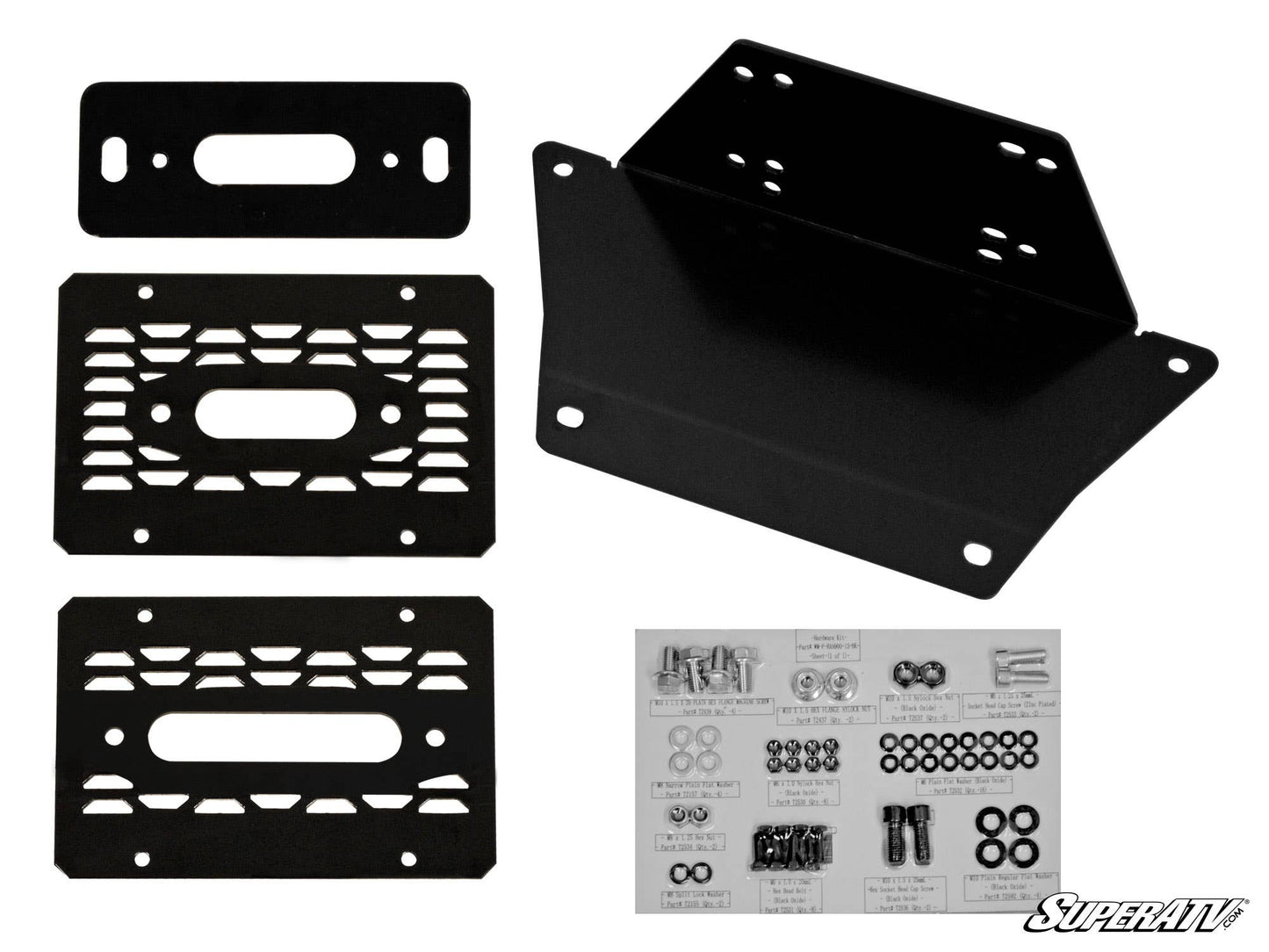 Polaris Ranger XP 570 Winch Mounting Plate