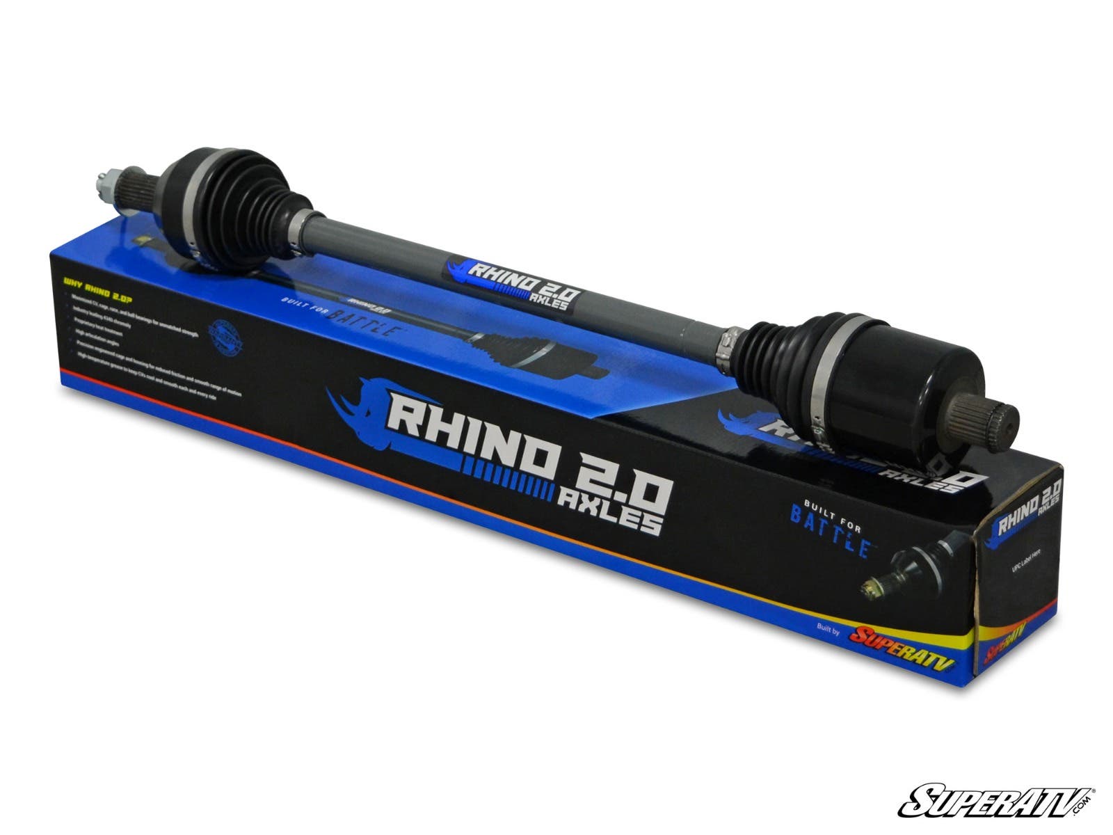 Polaris RZR 570 Heavy-Duty Front Axle—Rhino 2.0