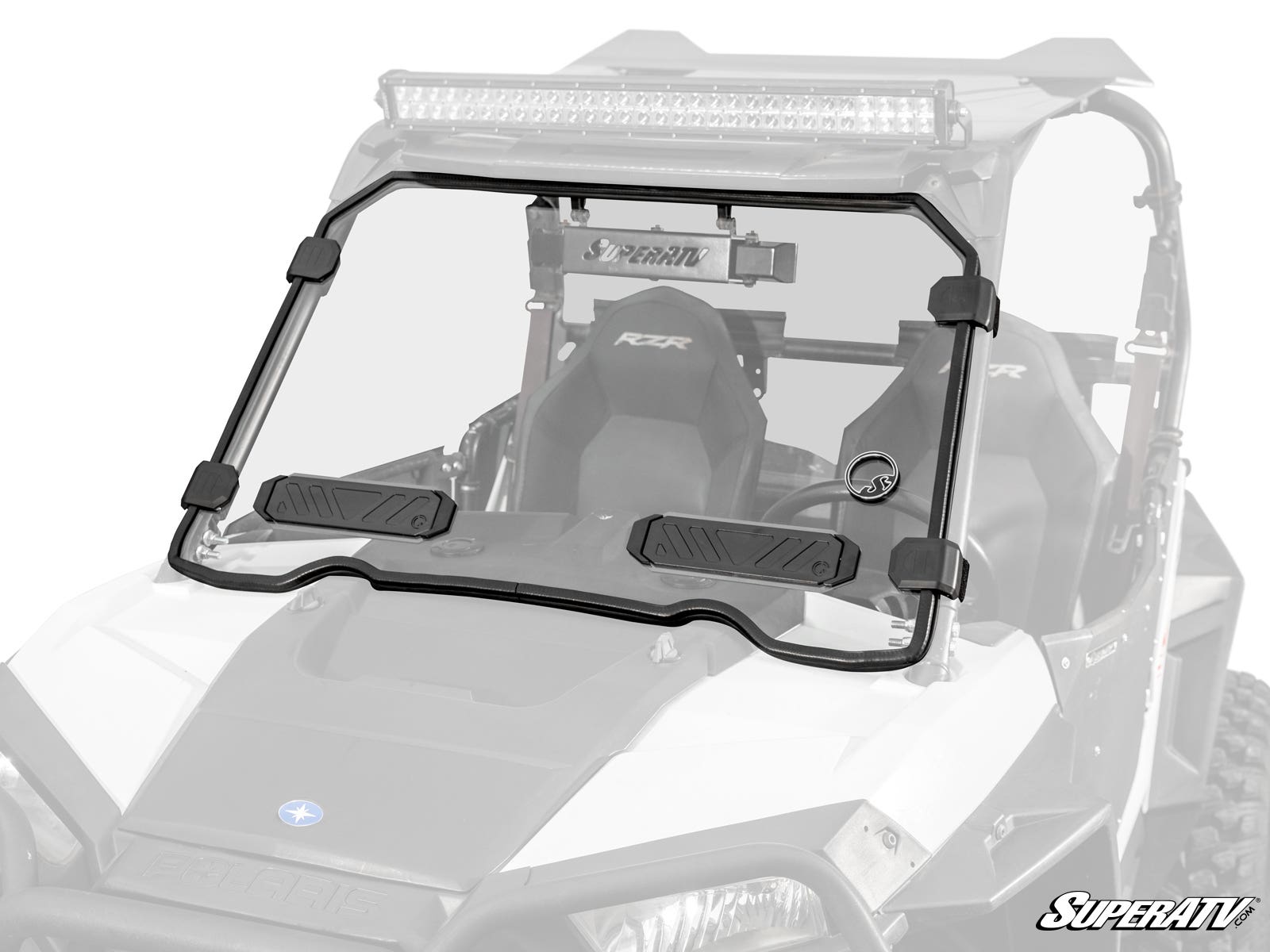 Polaris RZR S 1000 Vented Full Windshield—Scratch-Resistant