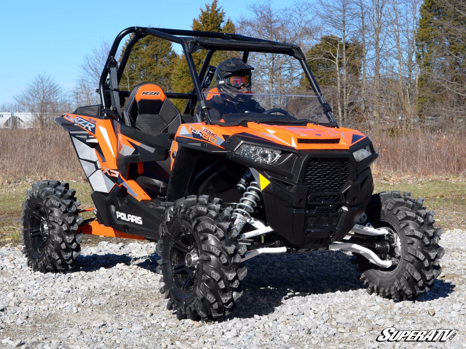 Polaris RZR XP Turbo Half Windshield