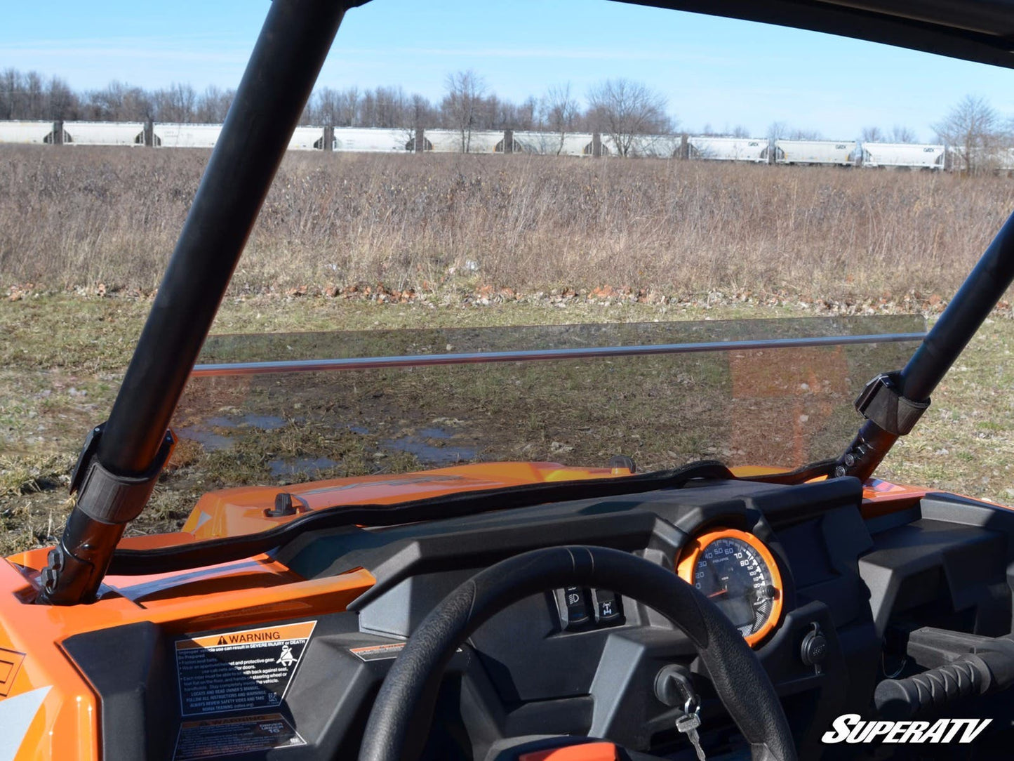 Polaris RZR XP Turbo Half Windshield