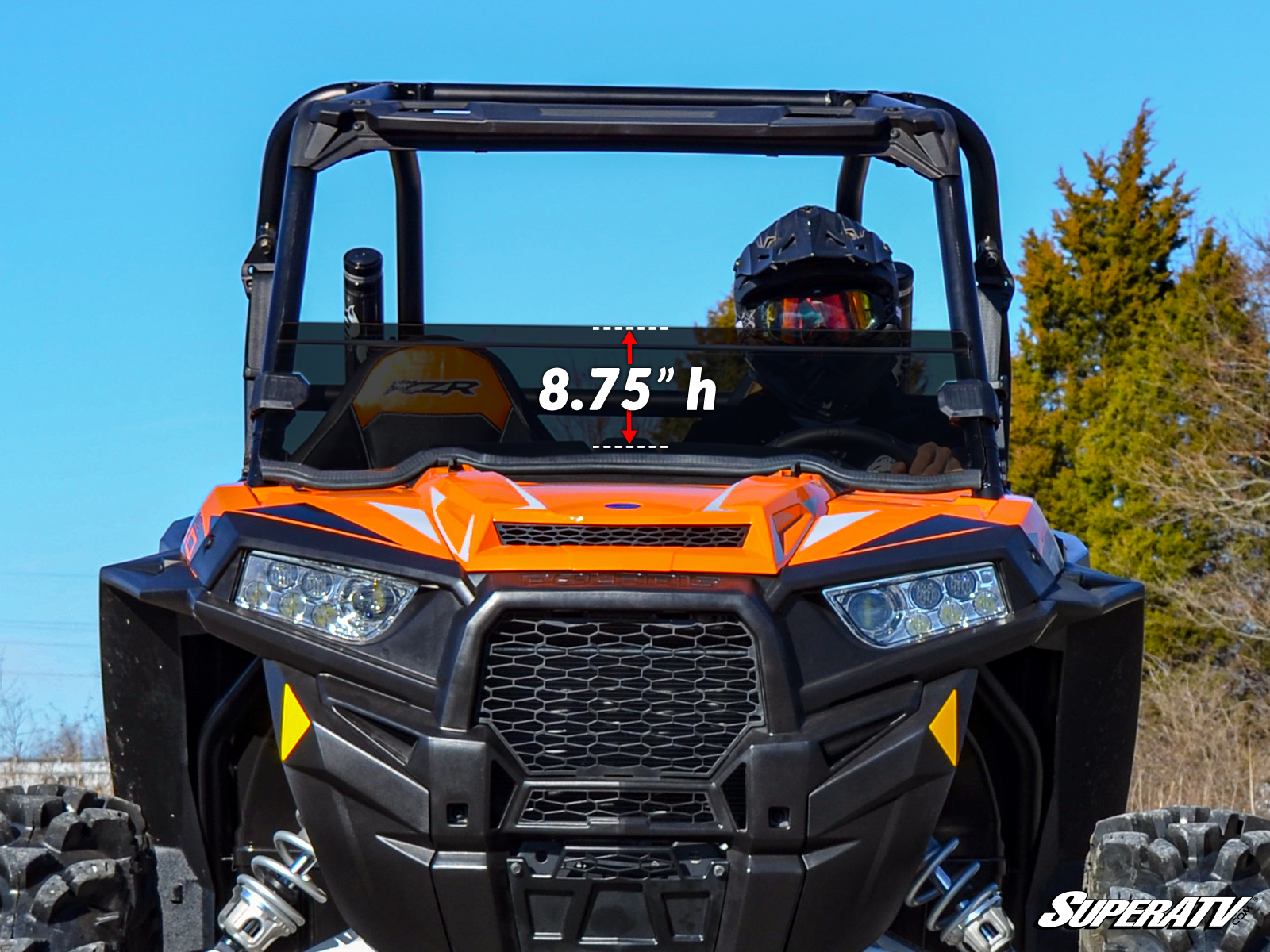 Polaris RZR XP 1000 Half Windshield