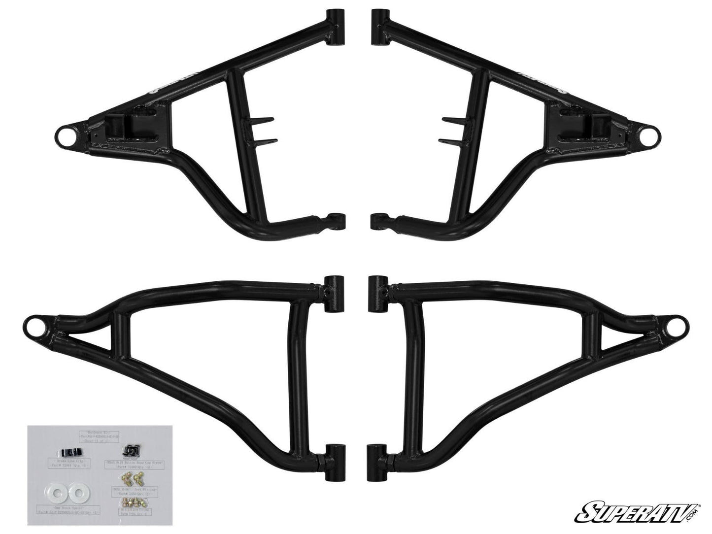 Polaris RZR Trail S 1000 High Clearance 1.5" Forward Offset A-Arms