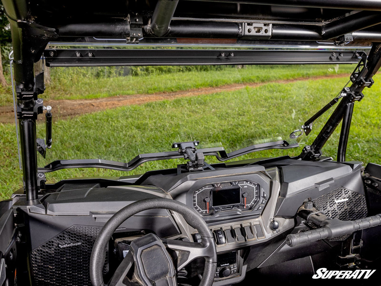 Polaris RZR XP Scratch-Resistant Flip Windshield