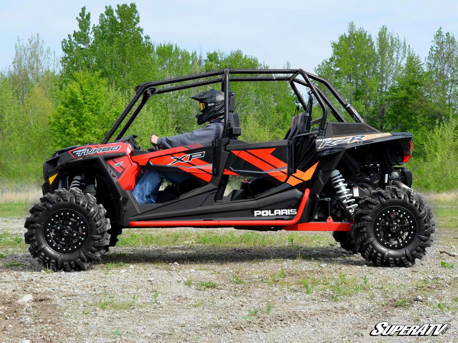 Polaris RZR XP 4 Turbo Rock Sliding Nerf Bars