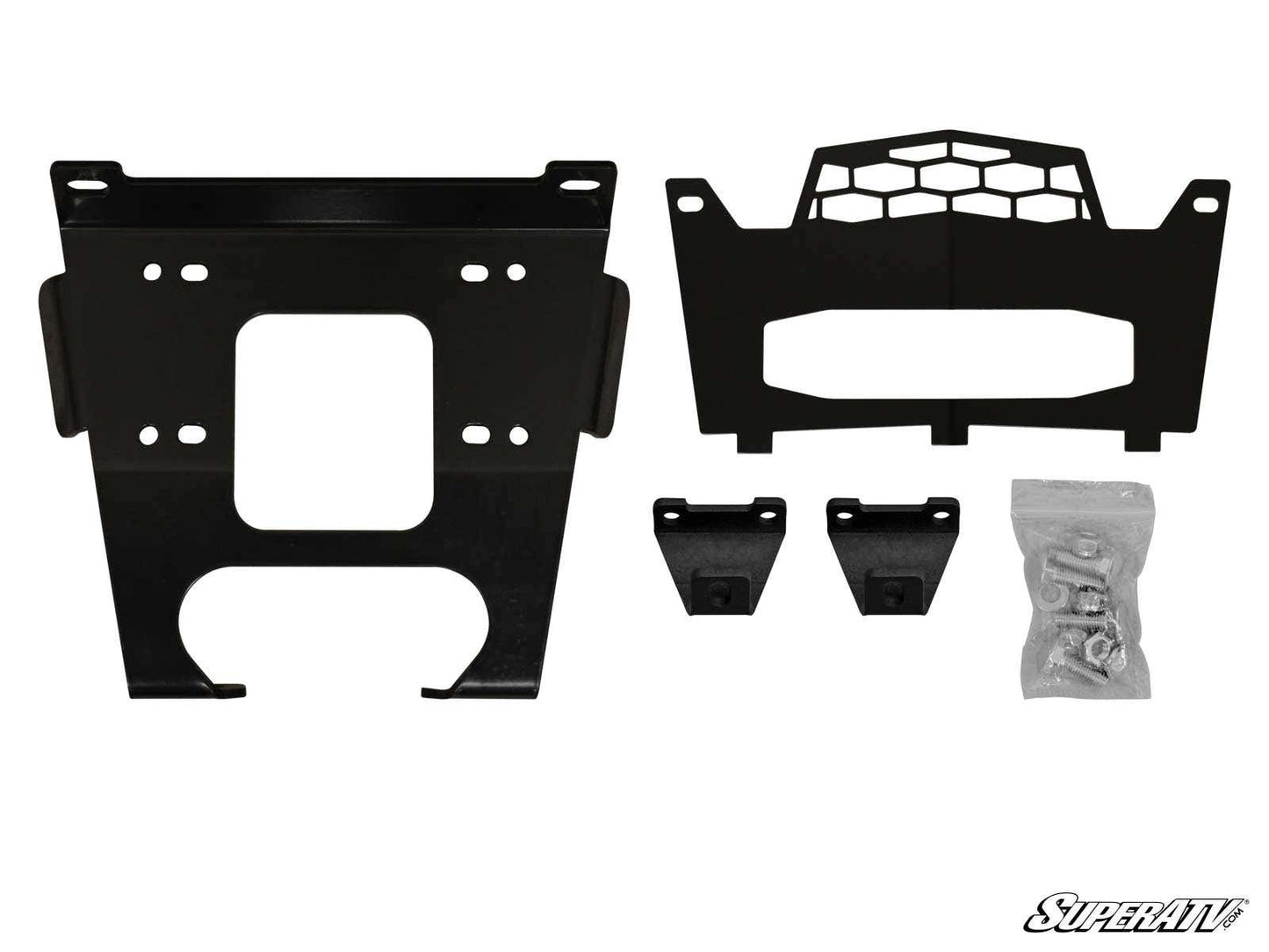 Polaris RZR XP Turbo Winch Mounting Plate