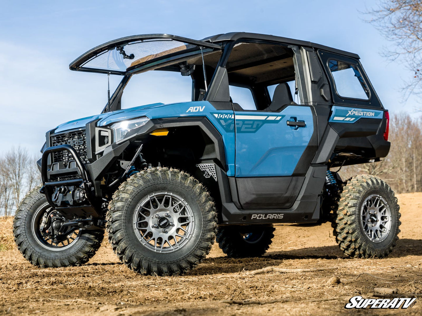 Polaris Xpedition Scratch-Resistant Flip Windshield