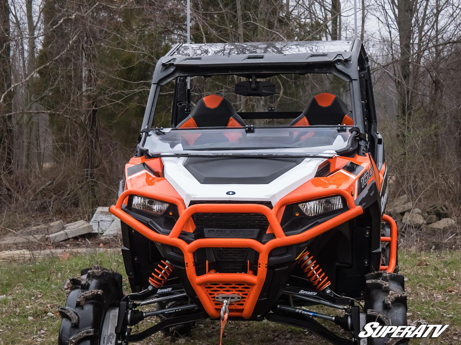 Polaris General Scratch Resistant Flip Down Windshield